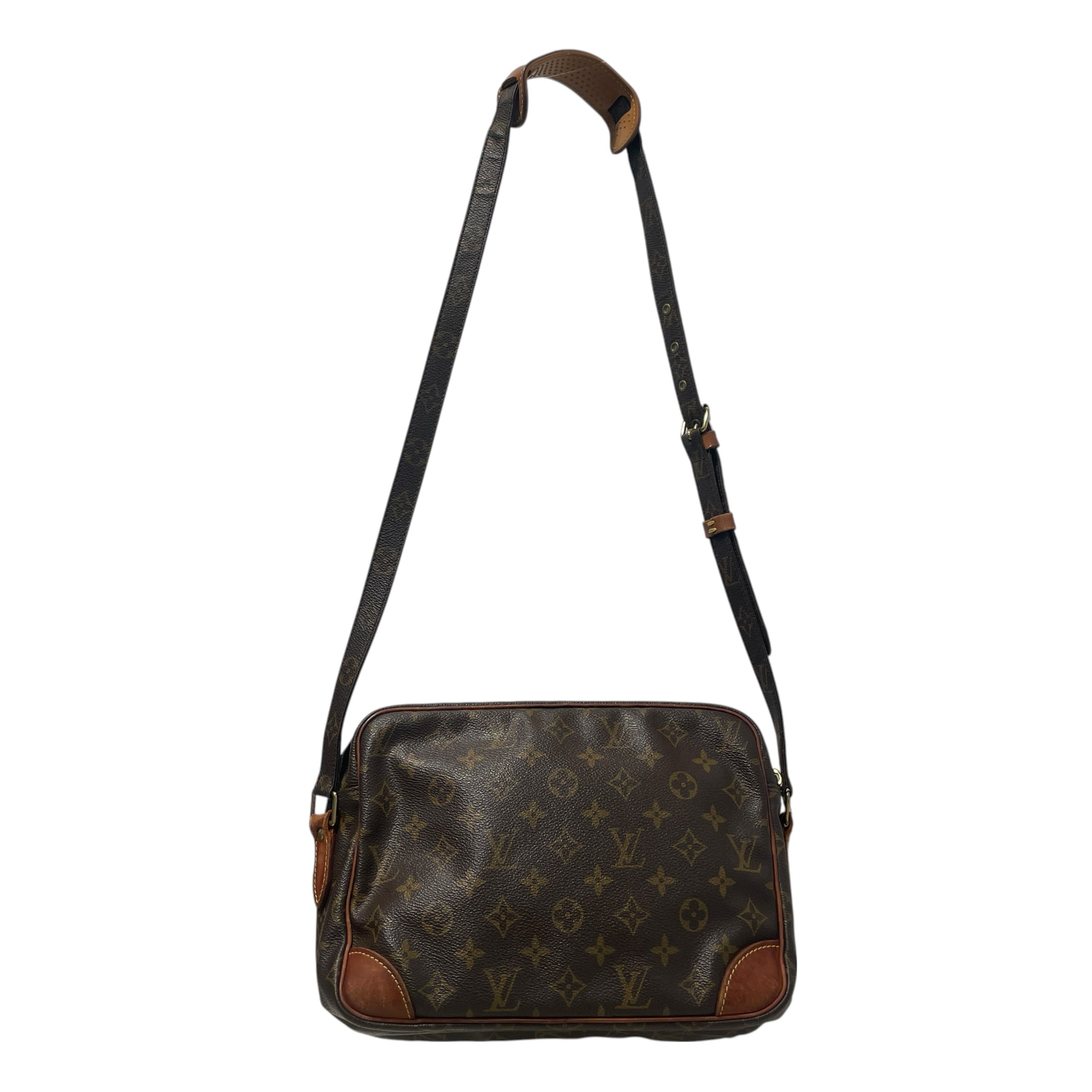 LOUIS VUITTON/Cross Body Bag/Monogram/Leather/BRW/Nile view 2