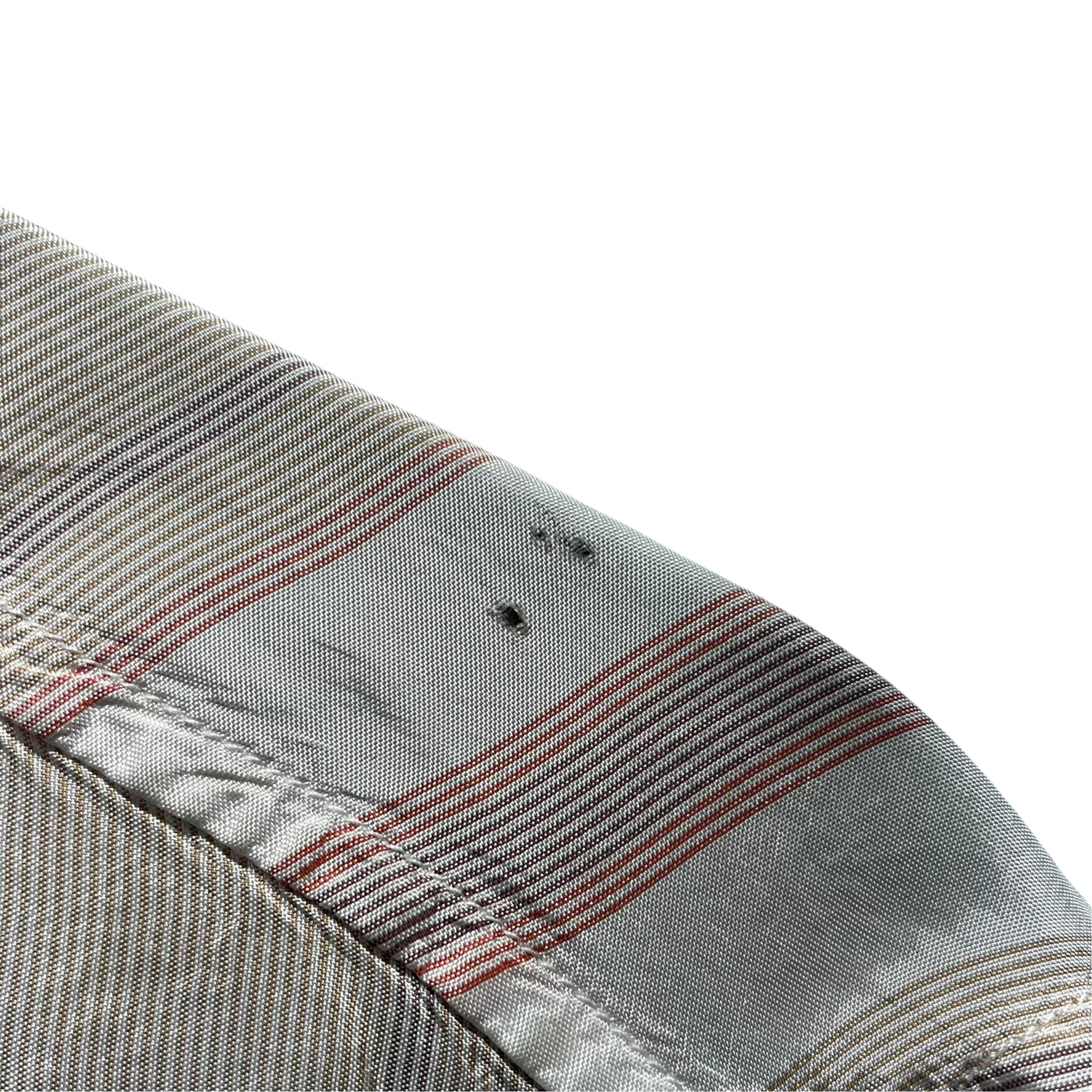 Acne Studios/SS Shirt/36/Cotton/MLT/Stripe/Red gold silver stripe view 6