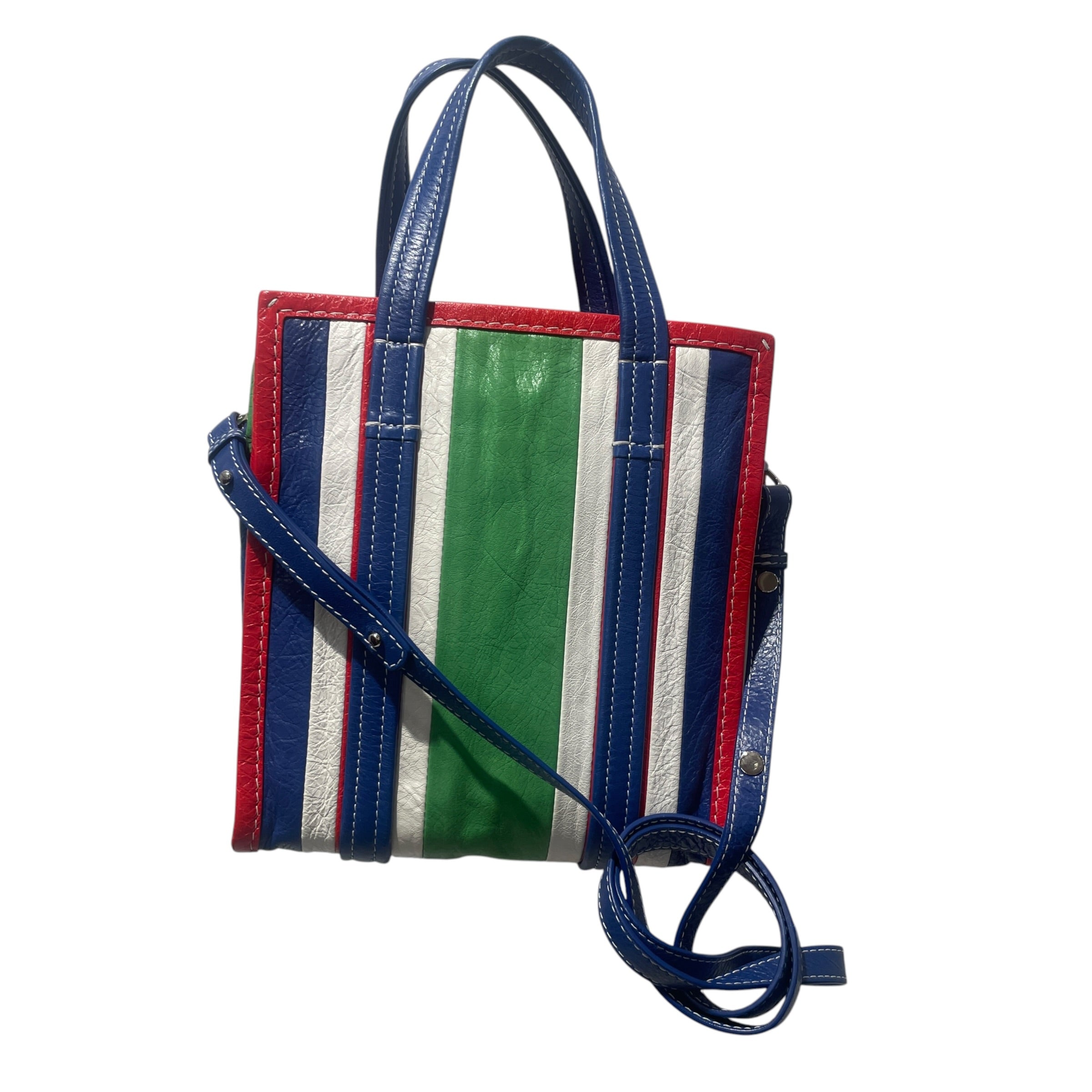 BALENCIAGA/Cross Body Bag/Stripe/Leather/MLT/ view 2