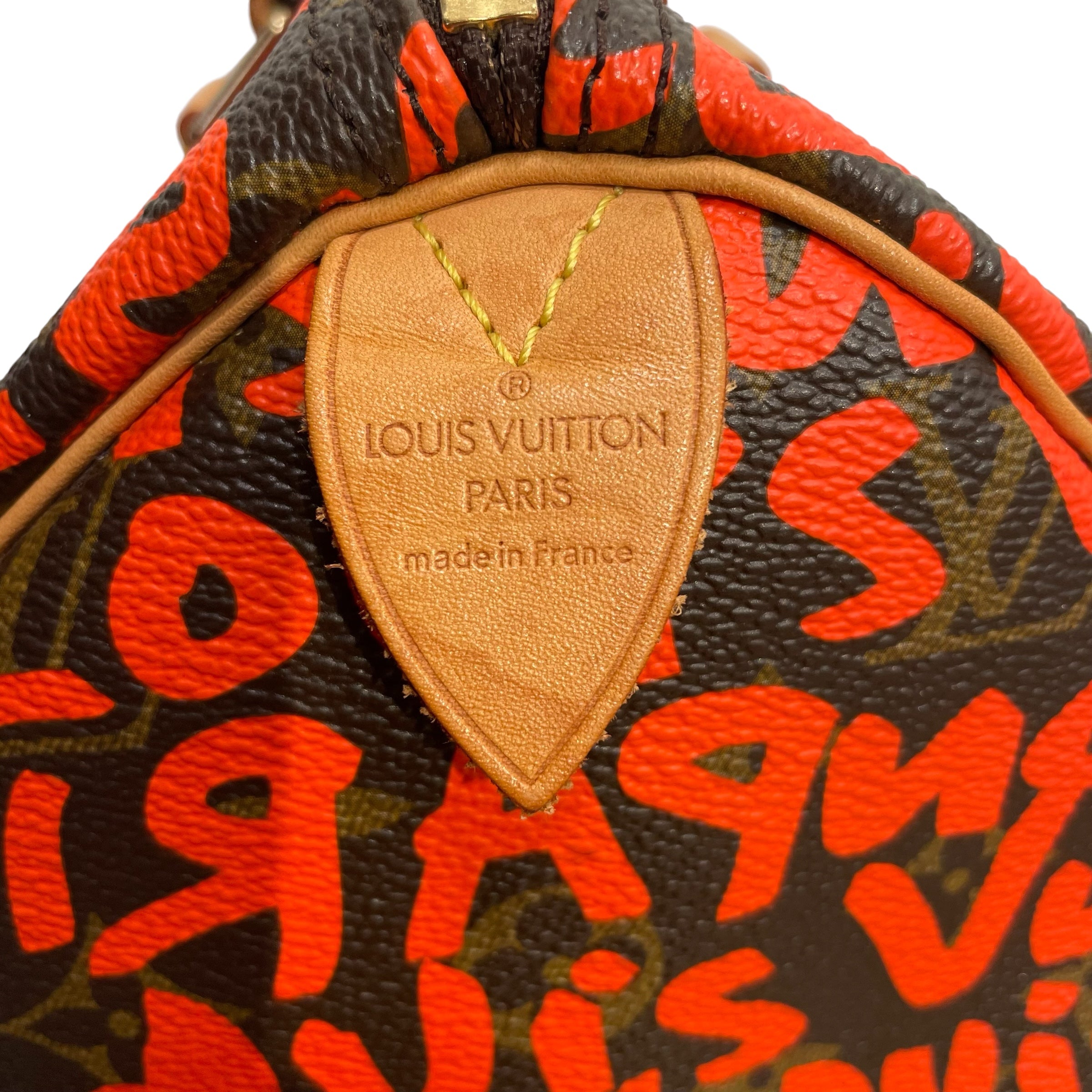LOUIS VUITTON/Hand Bag/Monogram/Leather/ORN/stephen sprouse speedy 30 graf view 6