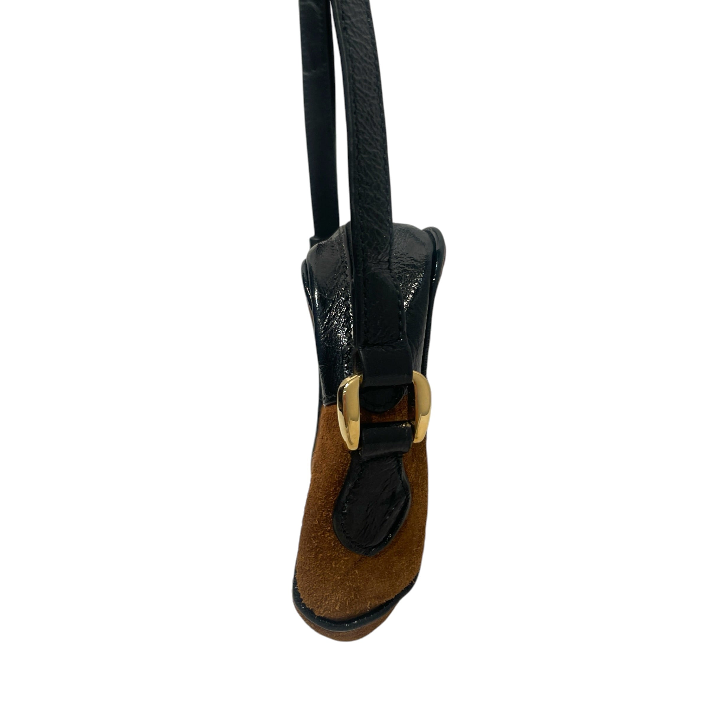 GUCCI/Cross Body Bag/Suede/CML/Web Ophidia Mini Bag view 3