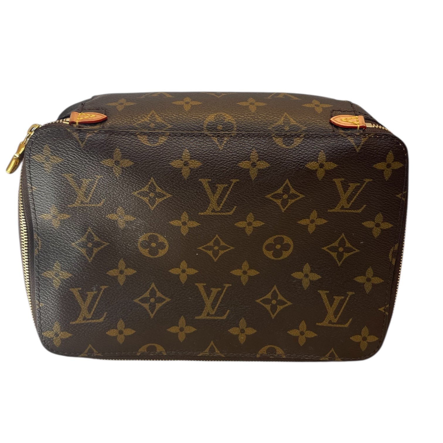 LOUIS VUITTON/Pouch/Monogram/Leather/BRW/SMALL POUCH view 1