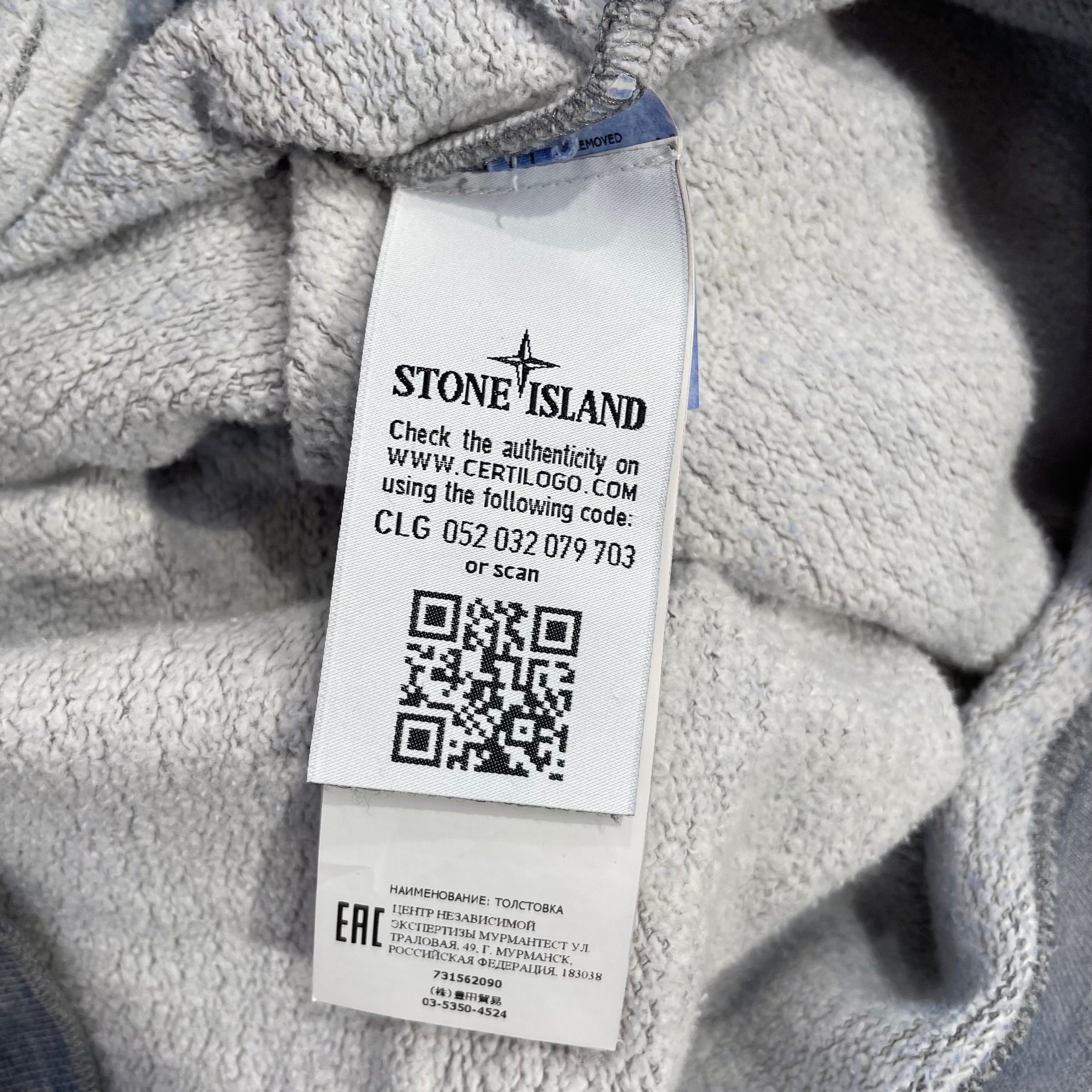 STONE ISLAND/Hoodie/M/L/Cotton/BLU/Dust Hoodie view 4