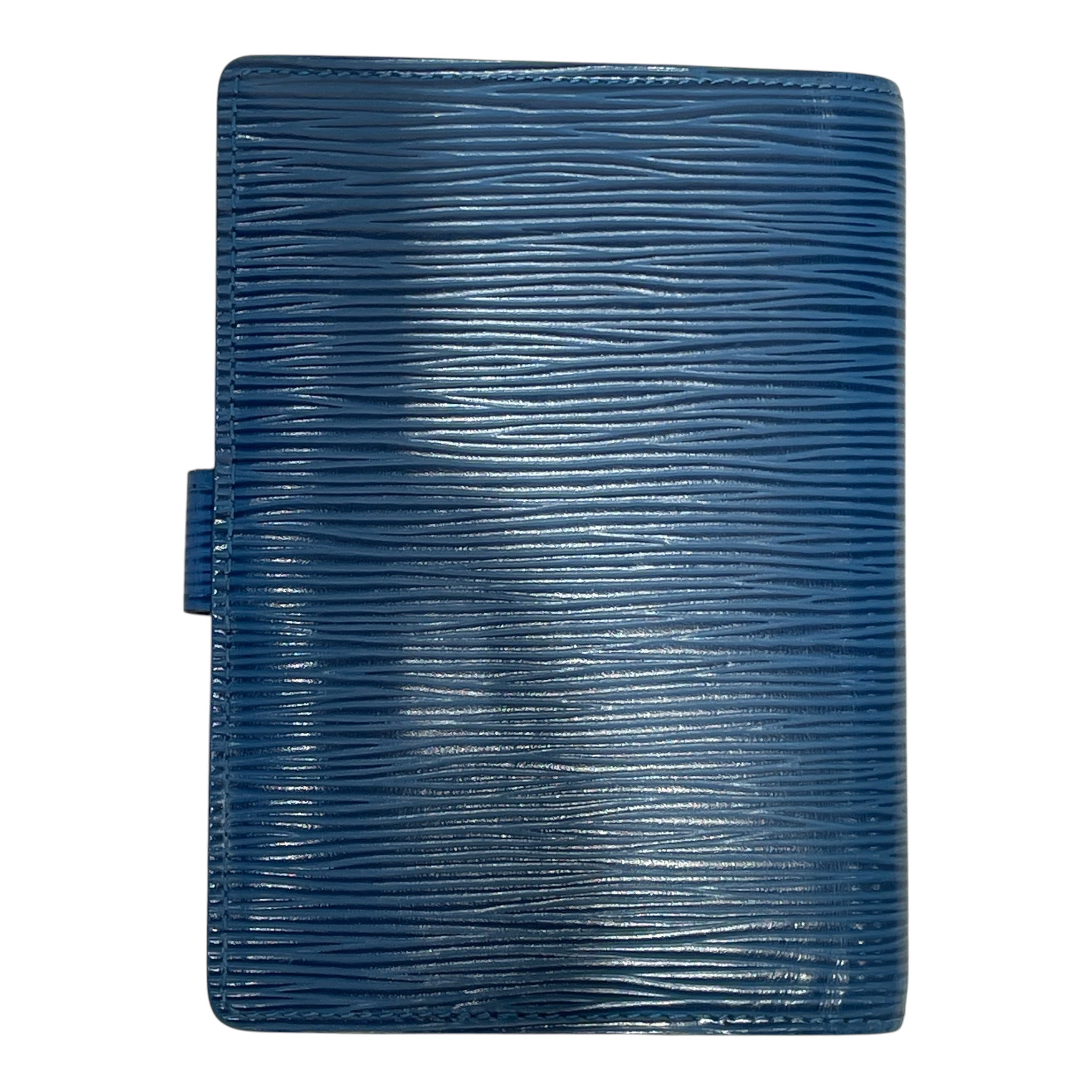 LOUIS VUITTON/Bifold Wallet/Leather/BLU/EPI AGENDA COVER view 2