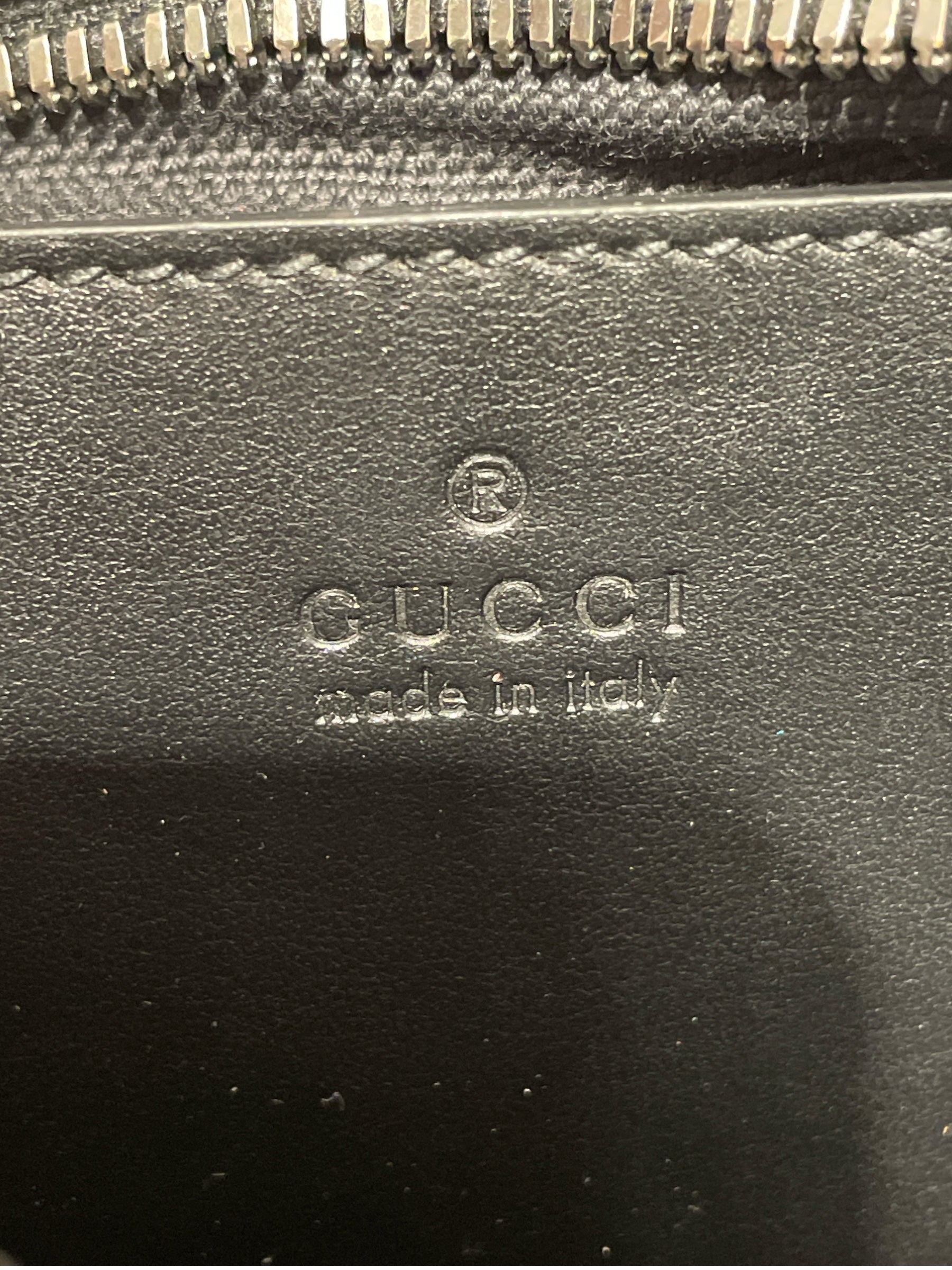 GUCCI/Cross Body Bag/Leather/BLK/GG Marmont view 4