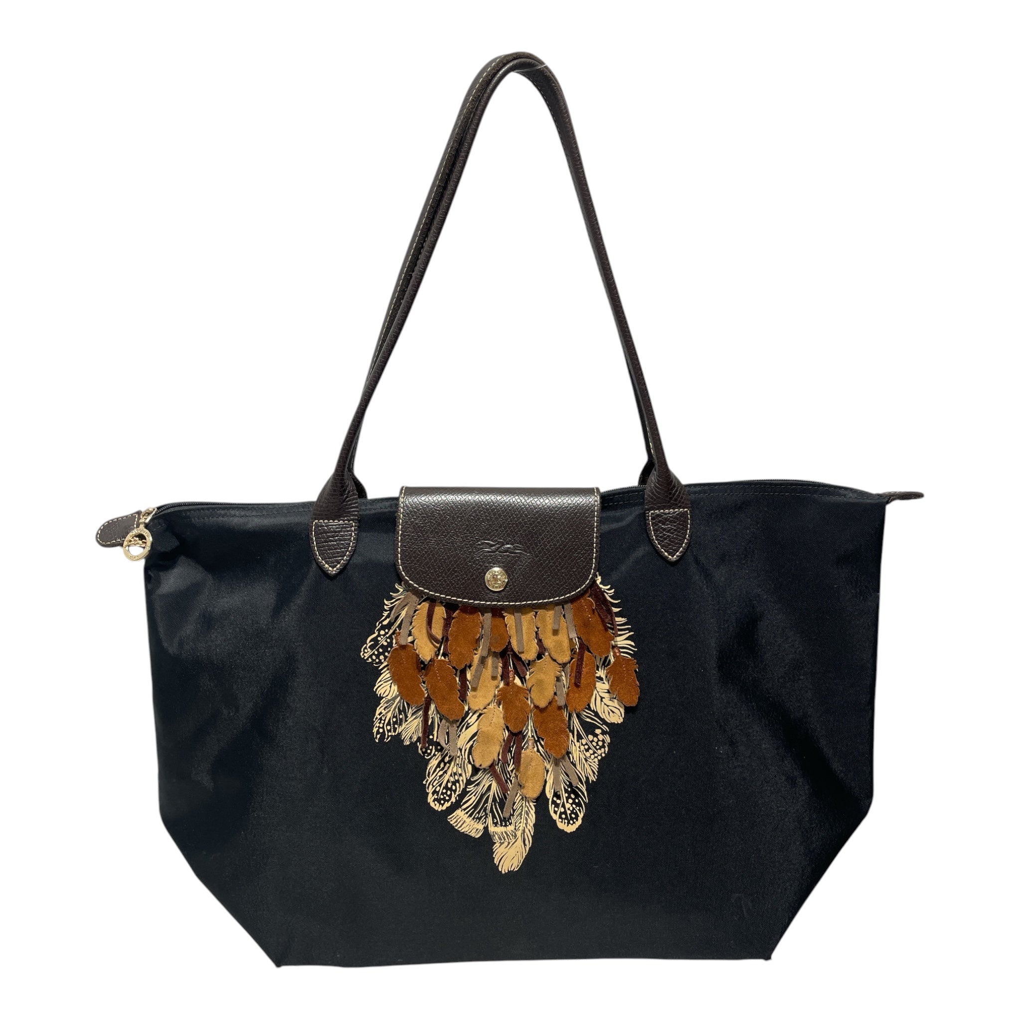 LONGCHAMP/Tote Bag/BLK/Le Pliage Apache Large Tote view 1