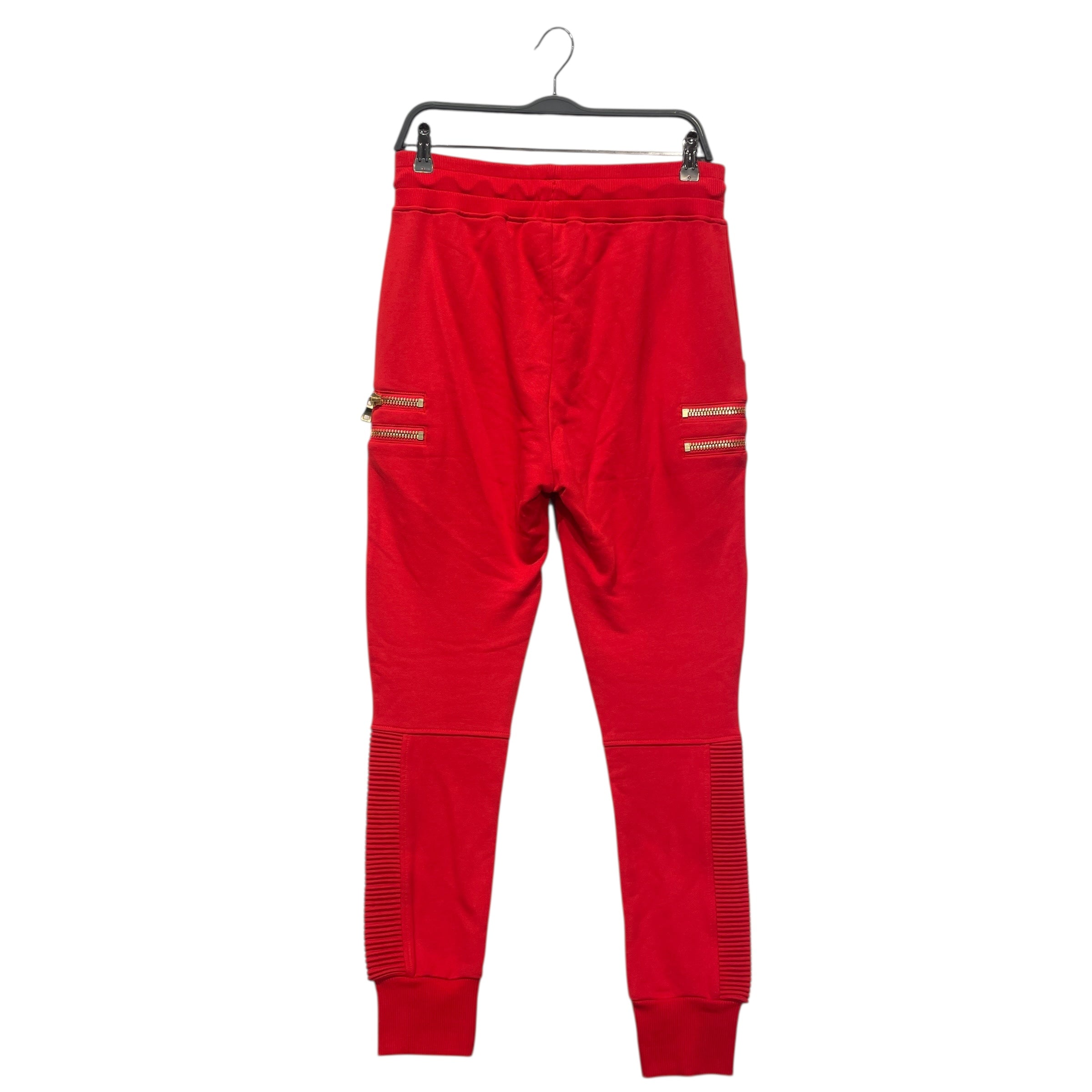 BALMAIN/Skinny Pants/S/Cotton/RED/BALMAIN X PUMA COLLAB view 2