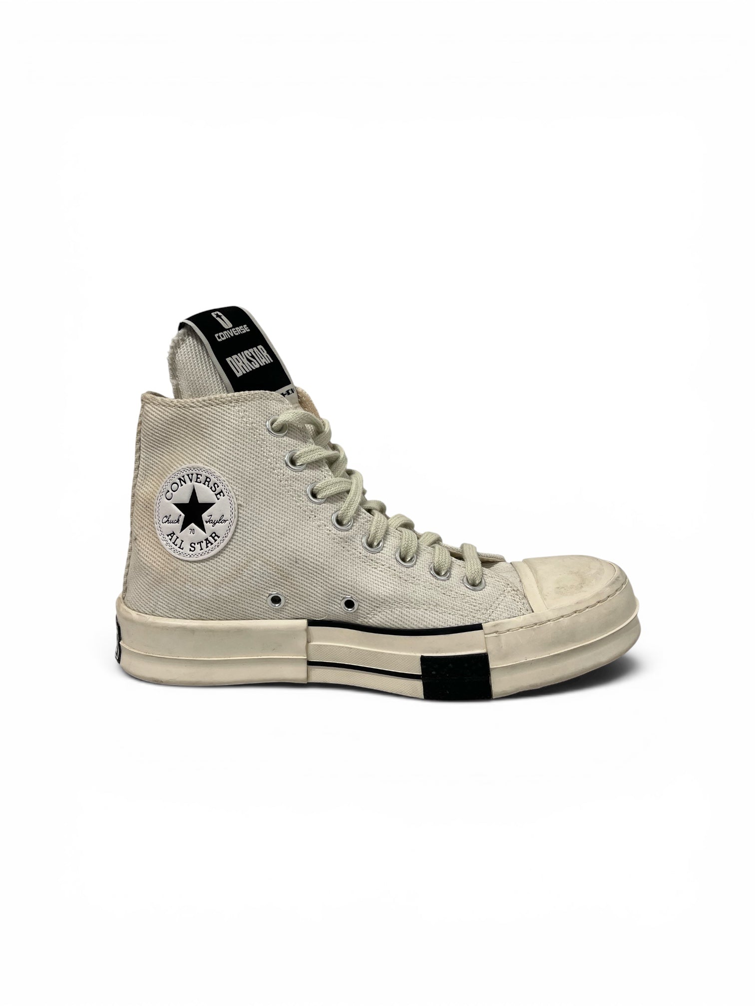 RICK OWENS DRKSHDW/CONVERSE/Hi-Sneakers/US 7/WHT/DRKSTR view 4