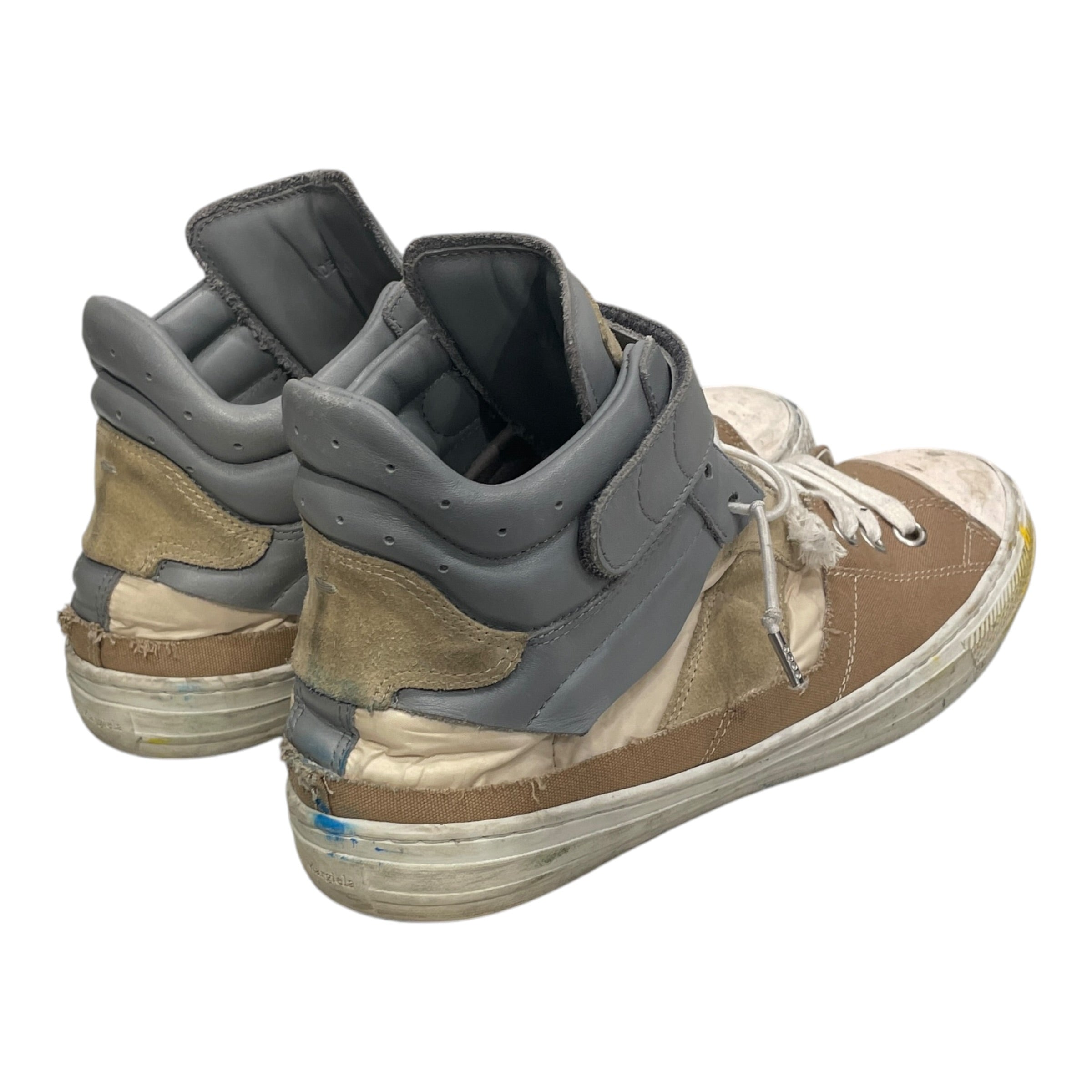 Maison Margiela/Hi-Sneakers/EU 44/Leather/CML/GREY LEATHER view 2
