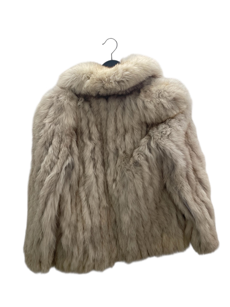 SACA FOX/Coat/M/Fur/WHT/FUR COAT
