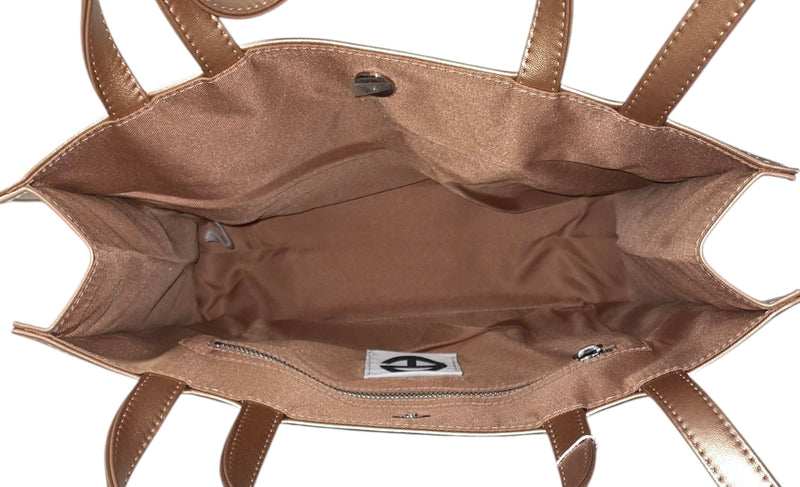 Telfar/Cross Body Bag/M/Cotton/BRW/MEDUIM BRONZE LOOK
