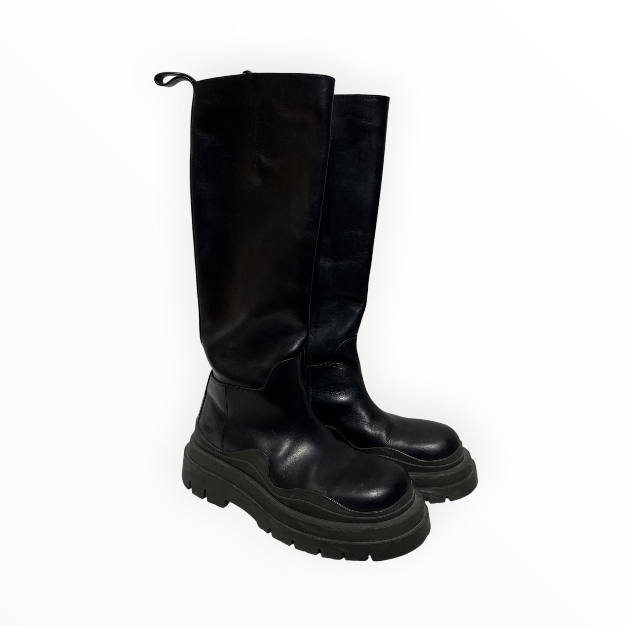 BOTTEGA VENETA/Long Boots/US 8/Leather/BRW/Long boots view 1