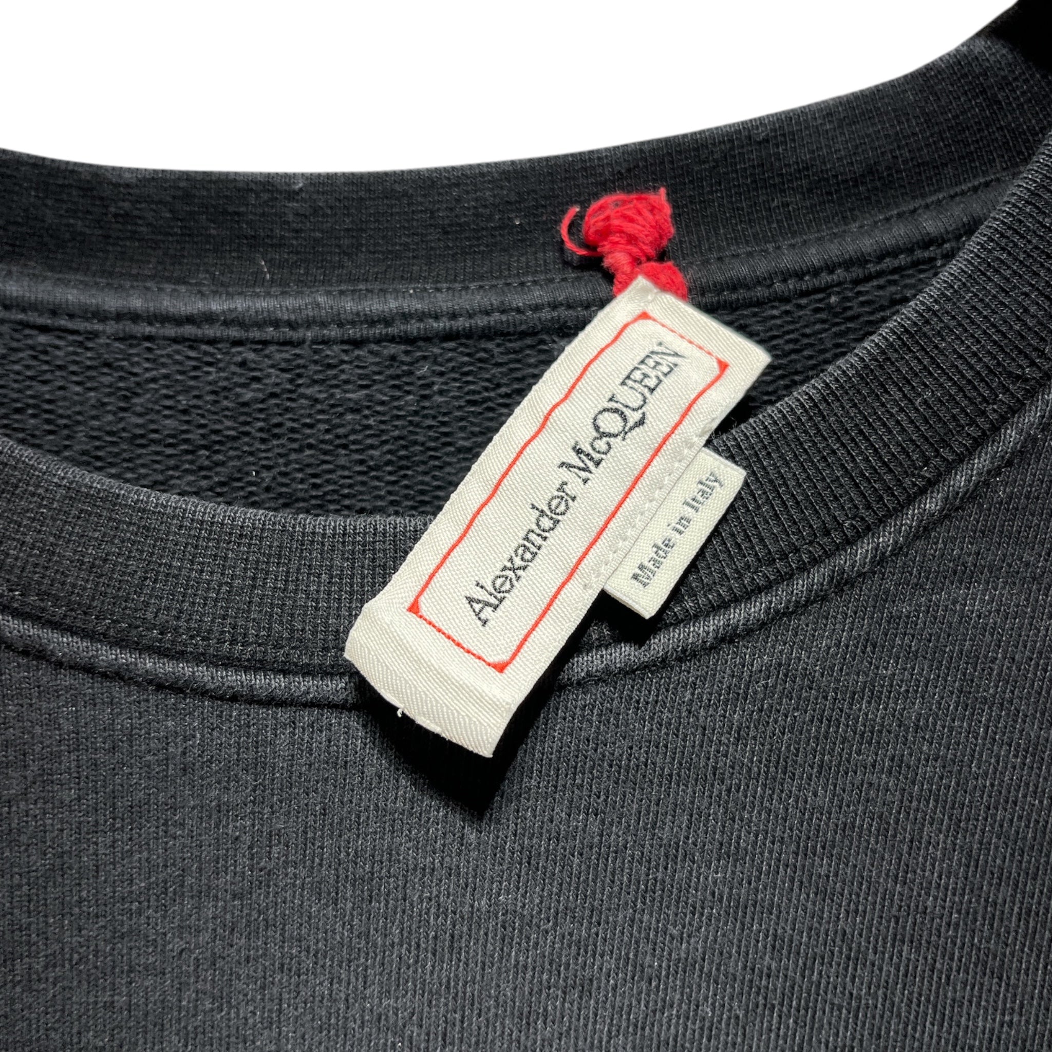 Alexander McQueen/Sweatshirt/M/Cotton/BLK/INVERSE DRAGONFLY view 3