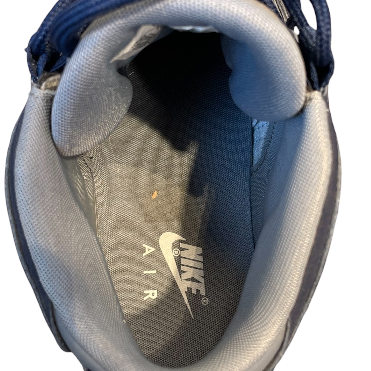 NIKE/Hi-Sneakers/US 10.5/Leather/NVY/UPTEMPO GRAY&NAVY view 3