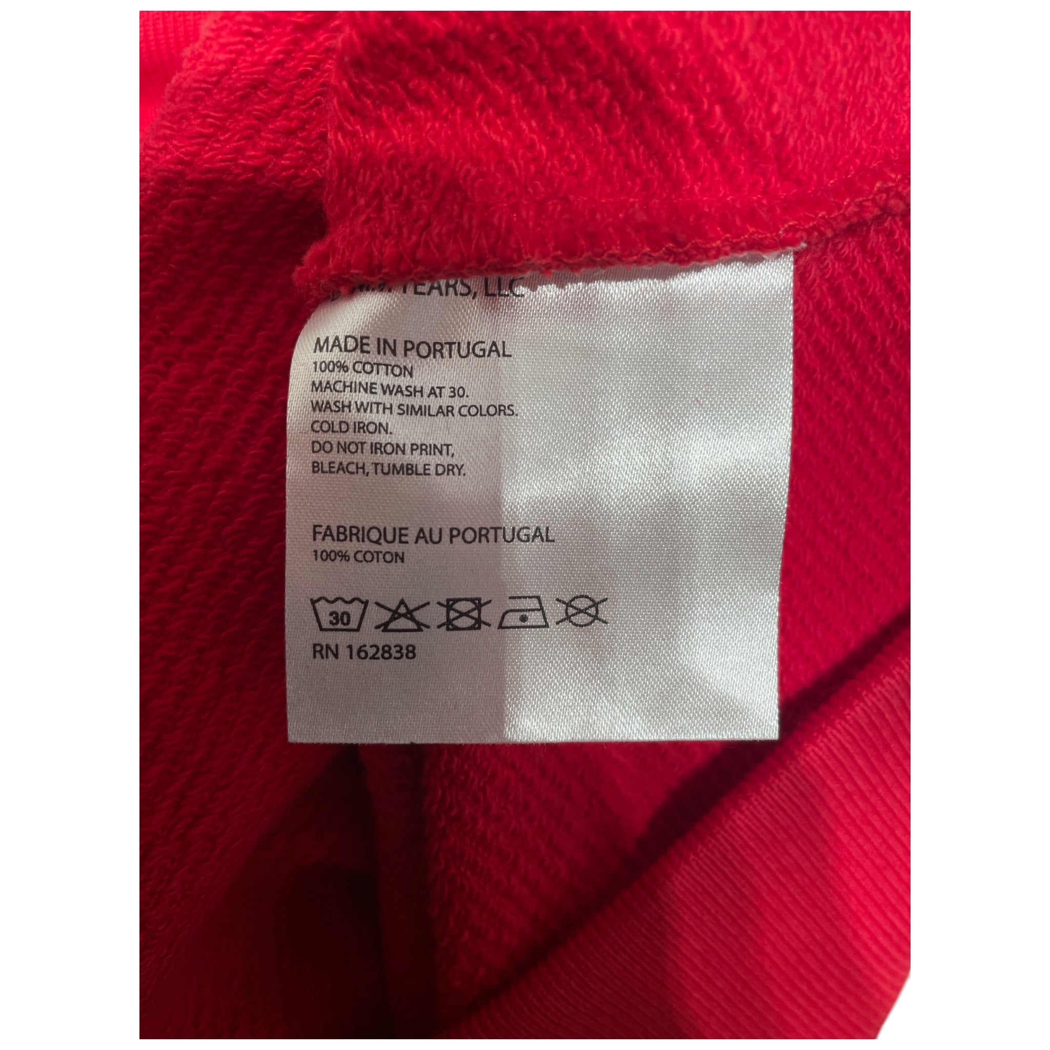 DENIM TEARS/Zip Up Hoodie/M/RED/SYSTEMIC RACISM CONTROLS AMERI view 4