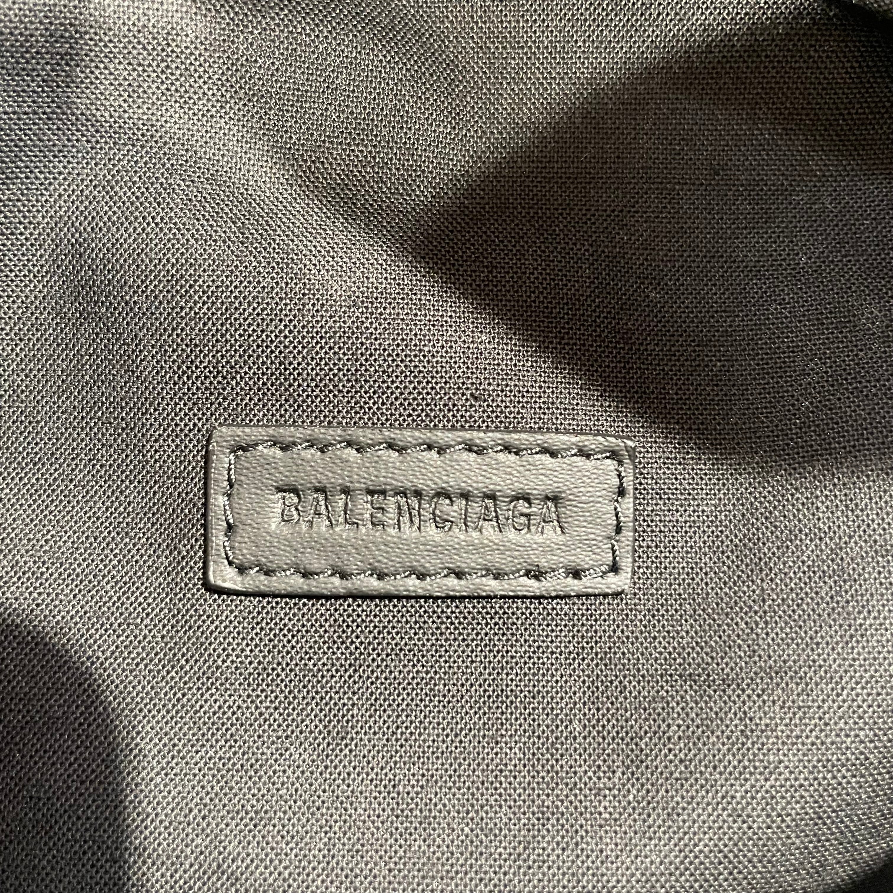 BALENCIAGA/Fanny Pack/Camouflage/Cotton/GRY/DISTRESSED CANVAS FANNY view 4