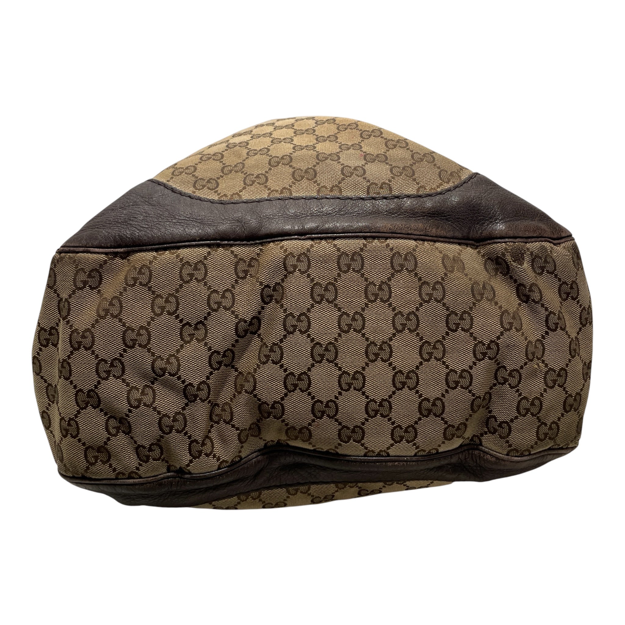 GUCCI/Tote Bag/Cotton/BRW/hobo slouch view 4