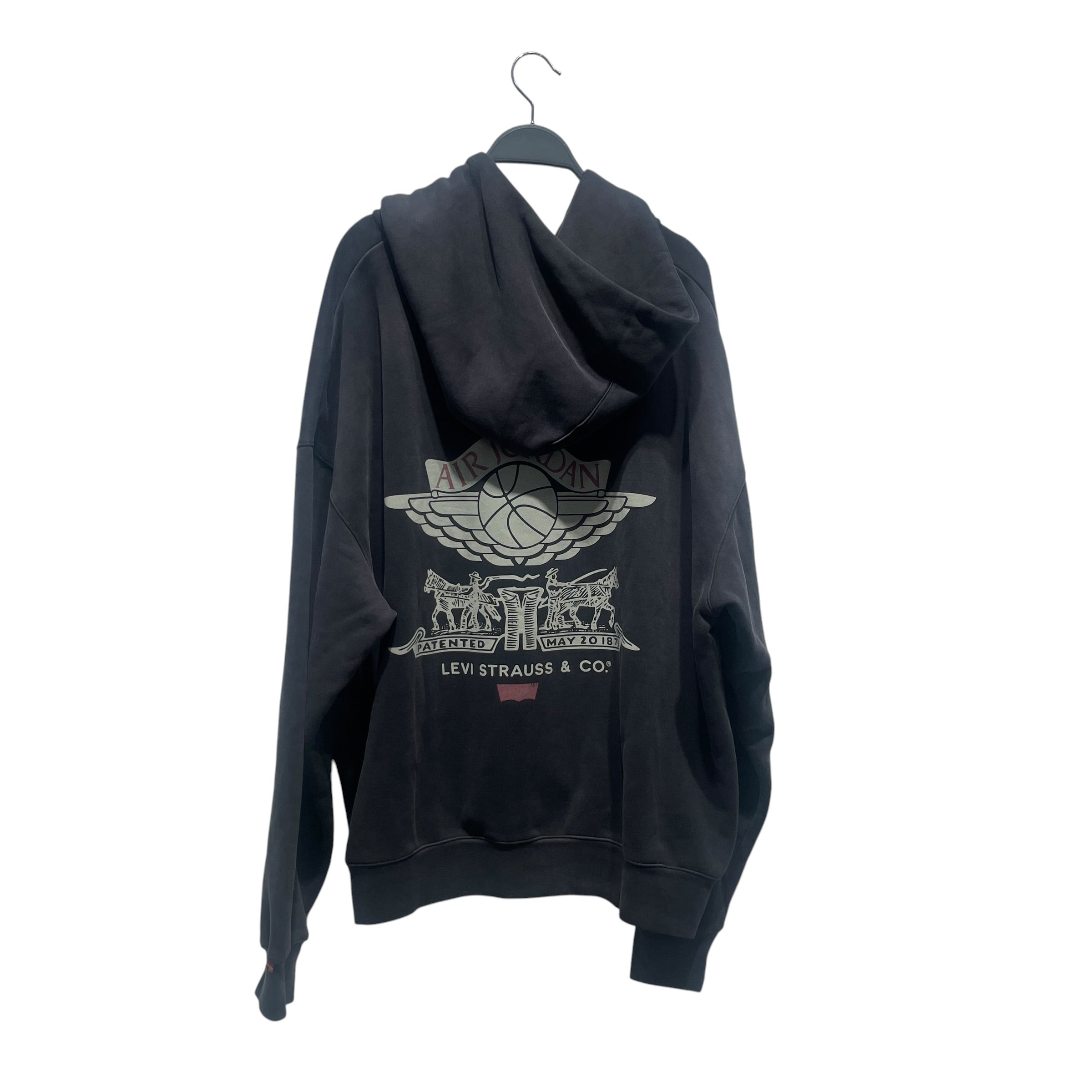JORDAN BRAND/Levi's/Zip Up Hoodie/XL/Cotton/BLK/Levis x Jordan Hoodie view 2