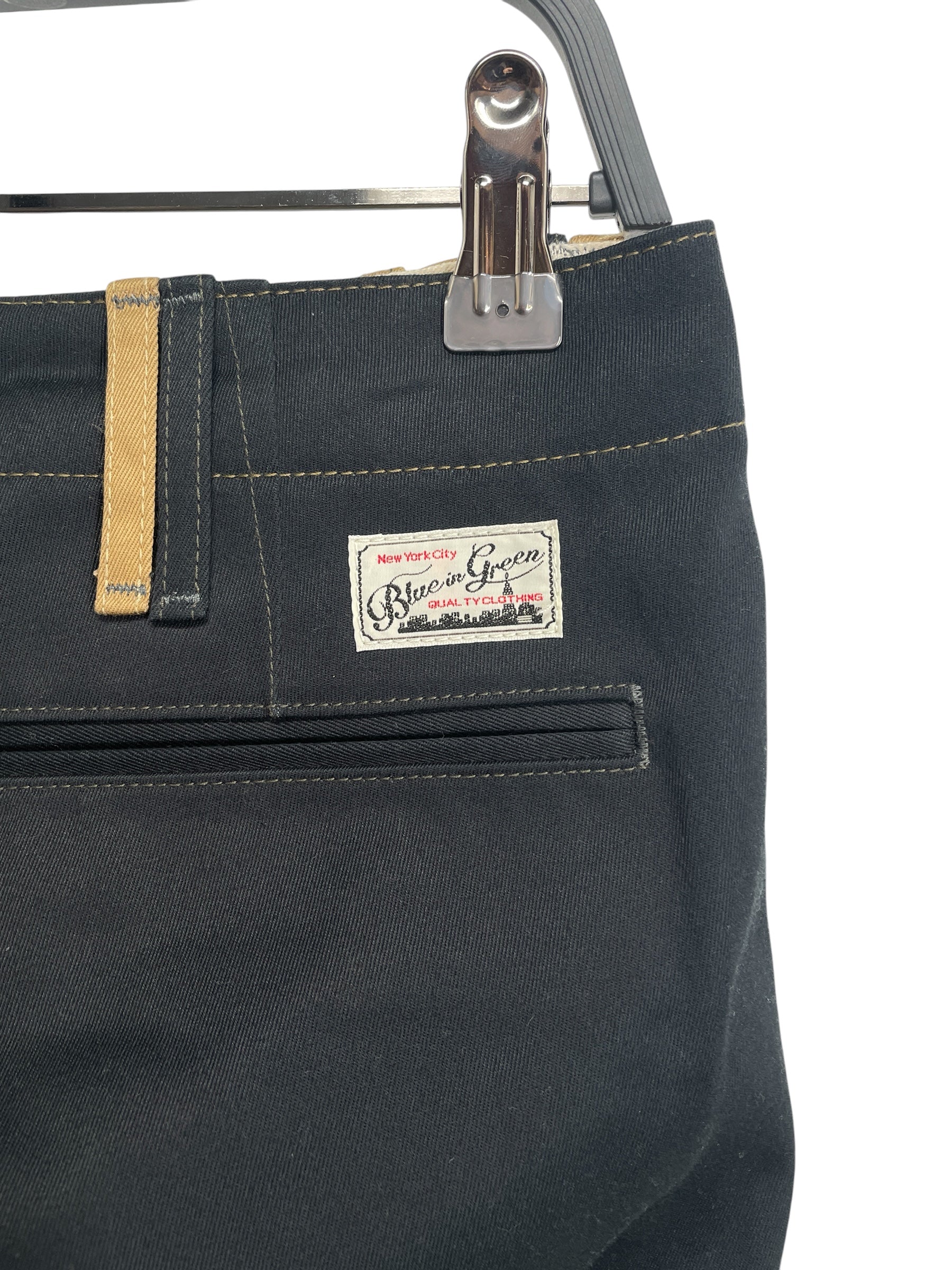 BLUE IN GREEN /Pants/29/Cotton/KHK/TWO TONE NAVY& KHAKI view 3