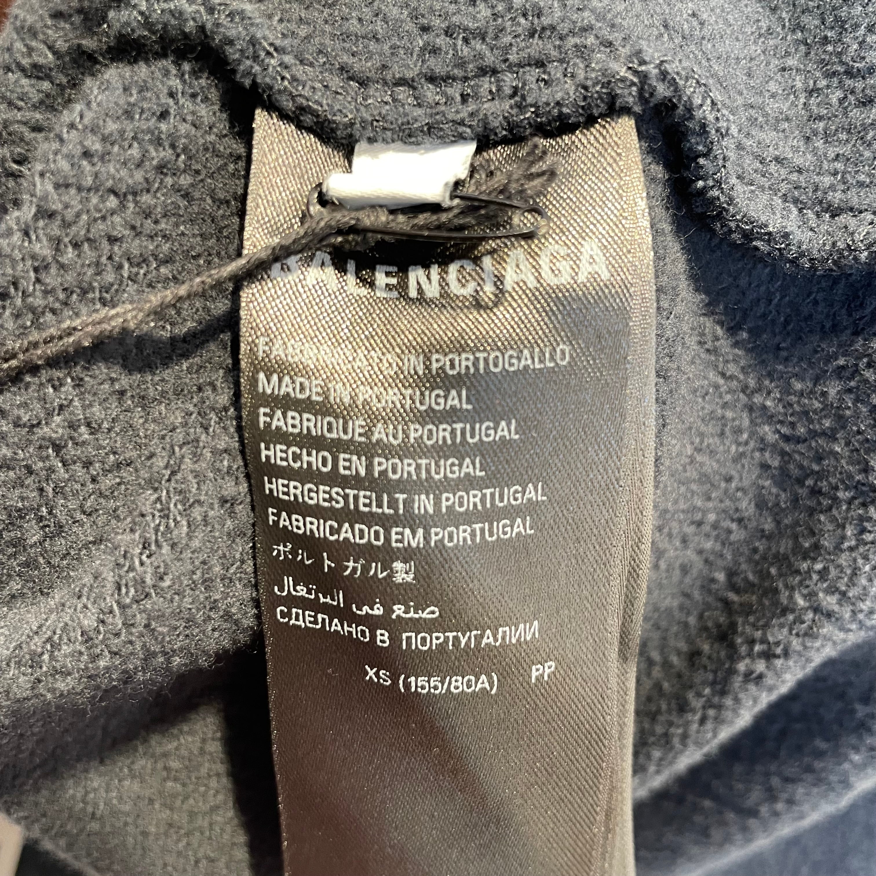 BALENCIAGA/Hoodie/XS/Cotton/BLK/KIM KARDASHIAN view 5