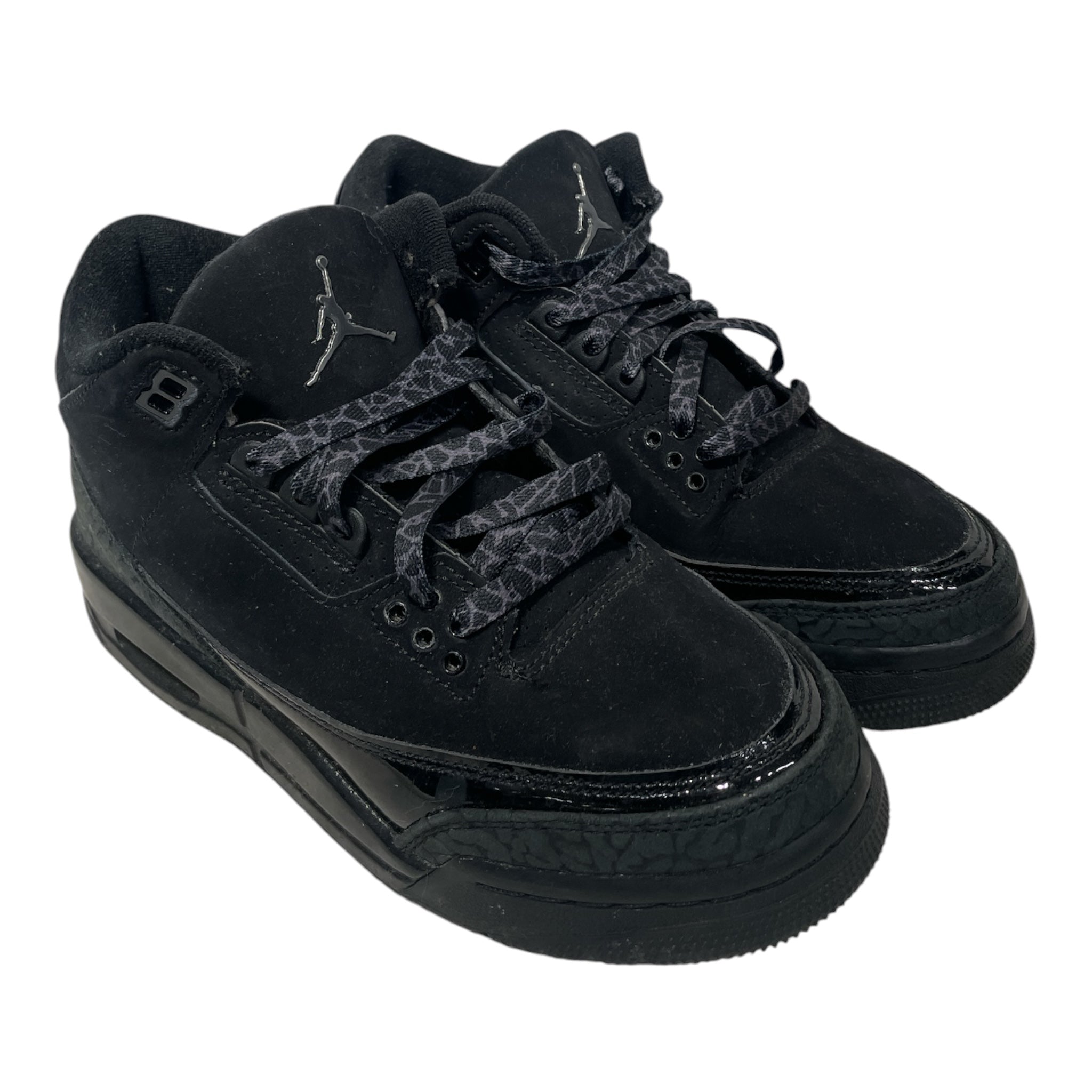 NIKE/Hi-Sneakers/US 6/Suede/BLK/black cat 3s view 1