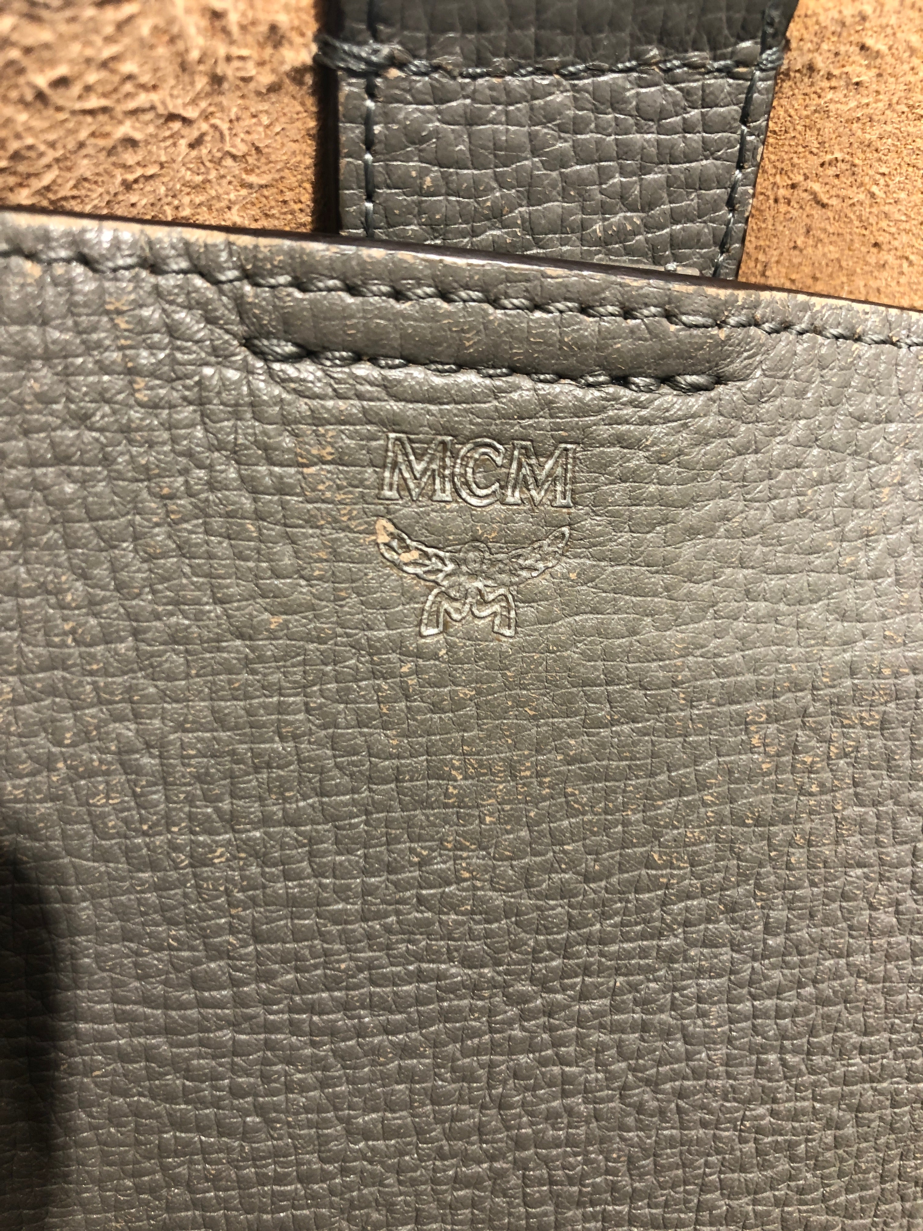MCM/Cross Body Bag/Leather/GRY/Sarah Tote view 7