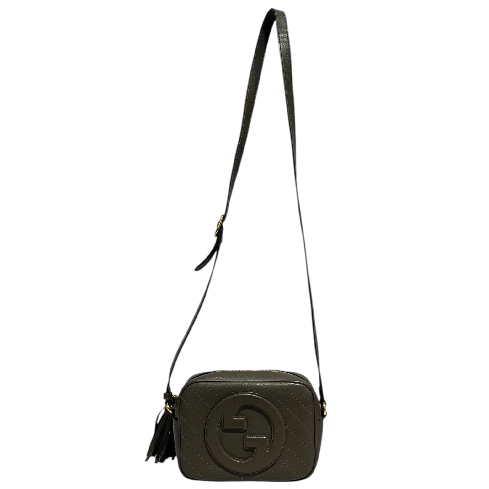 GUCCI/Cross Body Bag/Leather/KHK/GUCCI BLONDIE CROSSBODY view 1