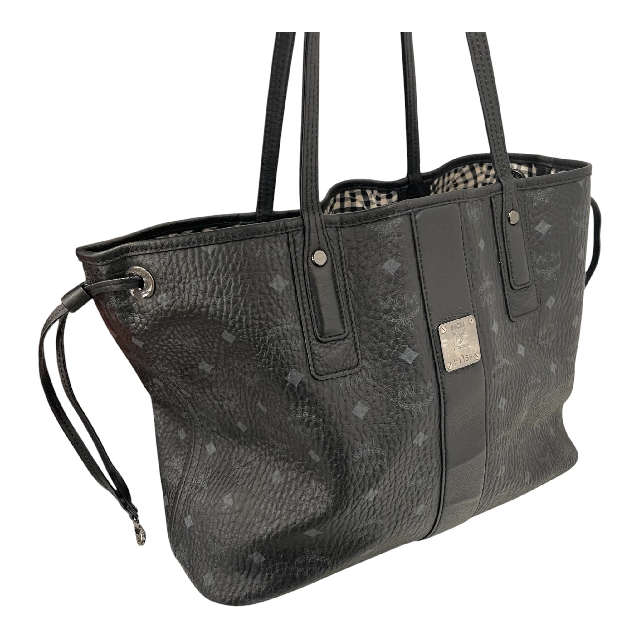 MCM/Hand Bag/All Over Print/Leather/BLK/ view 5