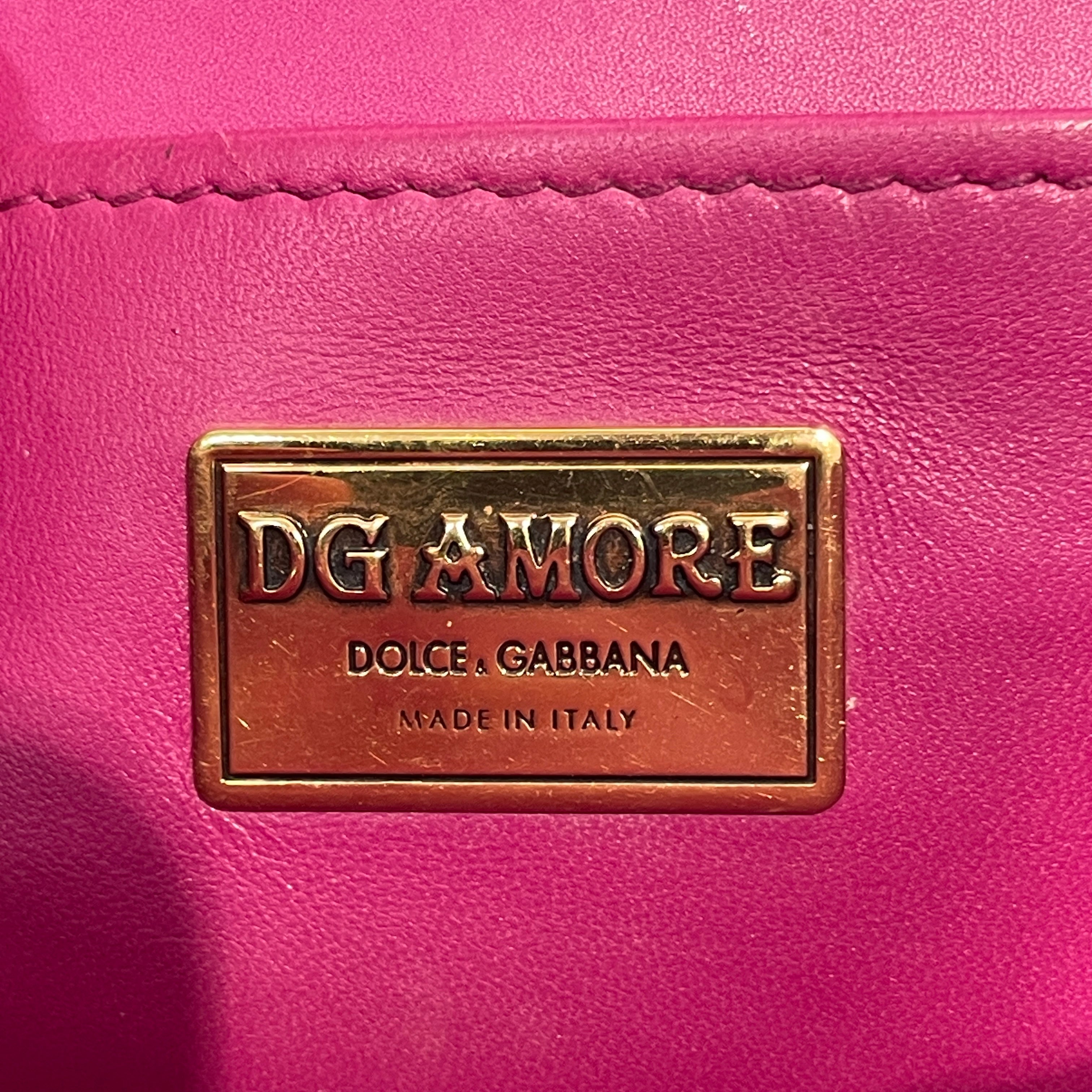DOLCE&GABBANA/Cross Body Bag/Leather/PPL/gold buckle view 3