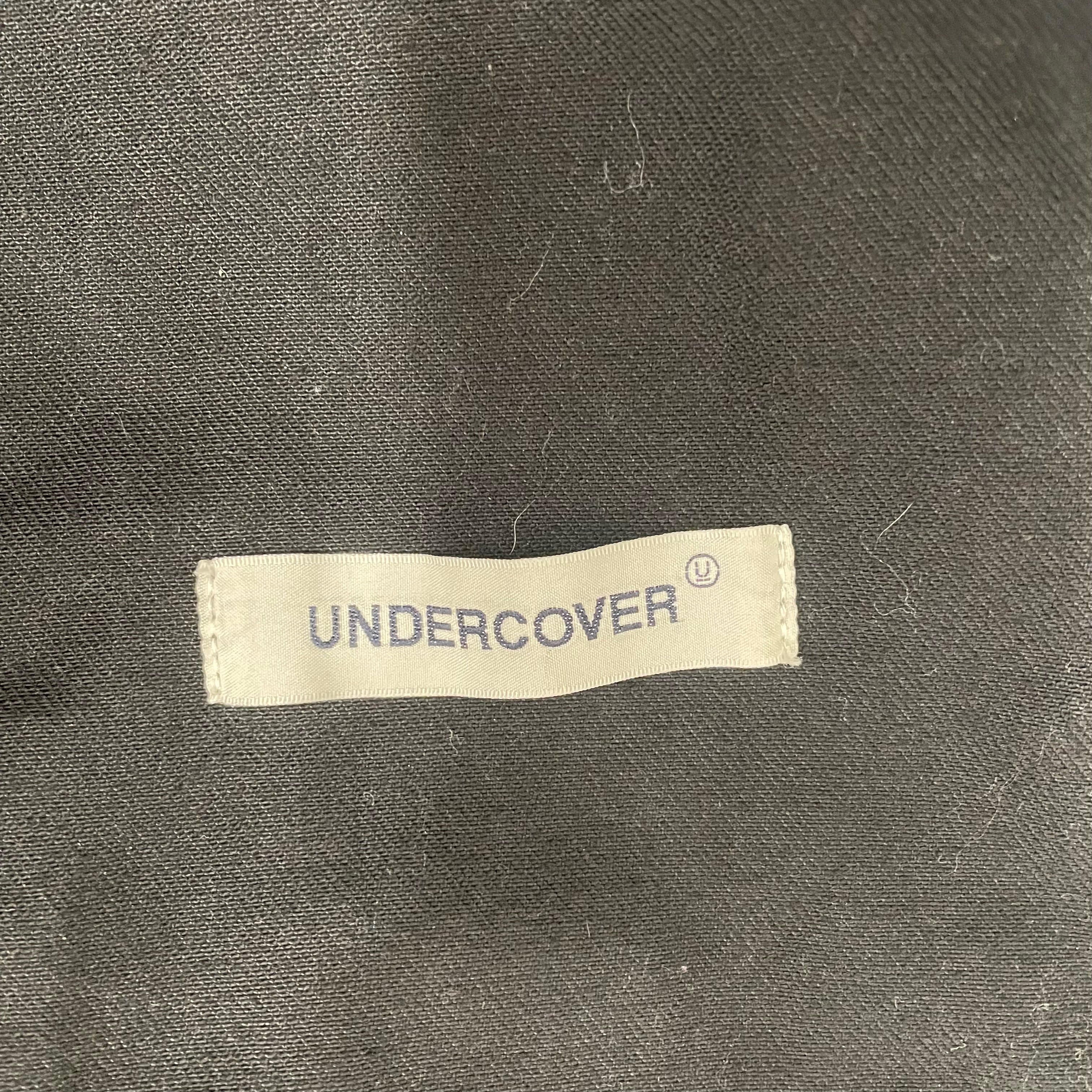 UNDERCOVER/Denim Jkt/5/Denim/BLK/distressed arms view 3