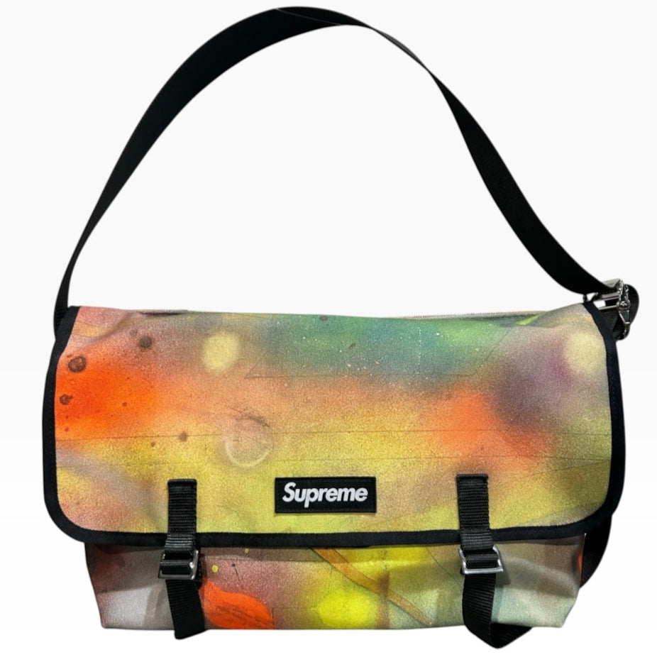 Supreme/Cross Body Bag/All Over Print/Cotton/MLT/de martini messenger bag view 1