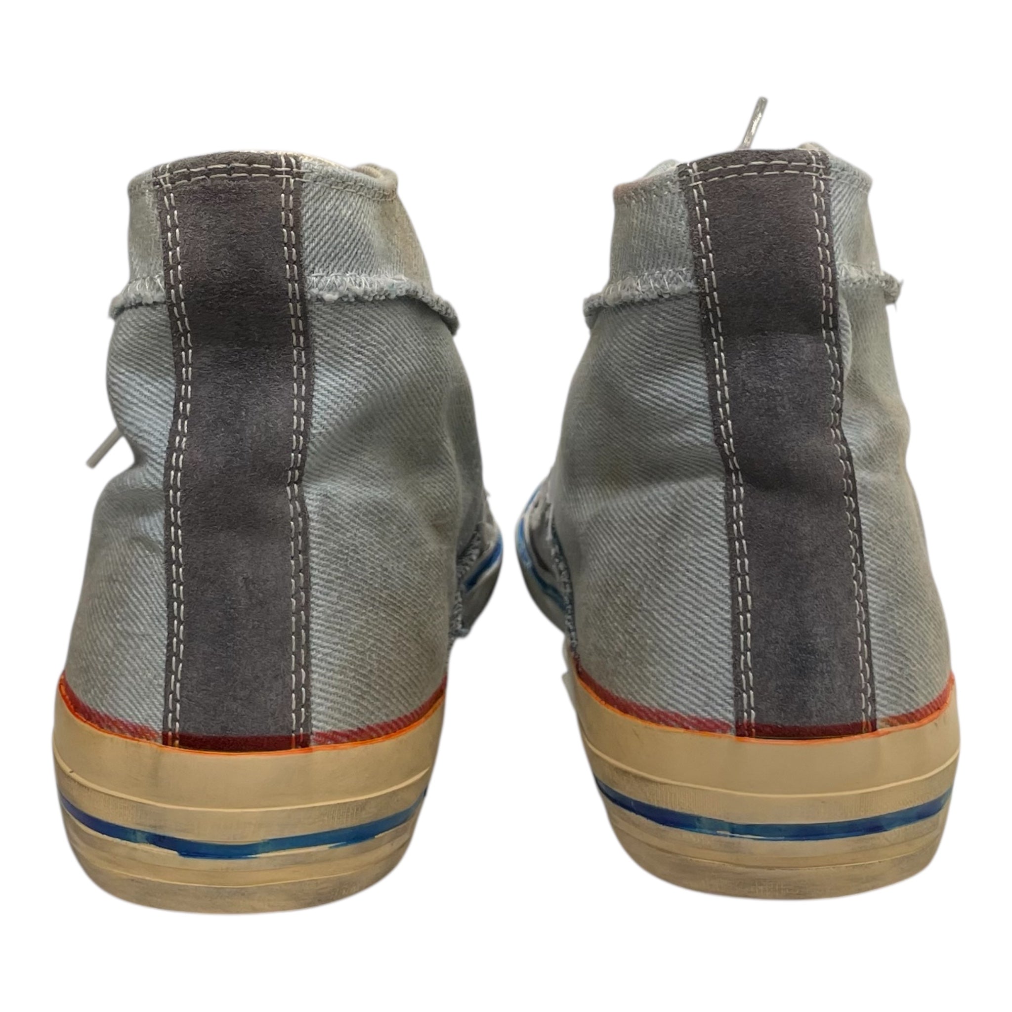PAUL EASTERLIN/Hi-Sneakers/US 7/All Over Print/Denim/IDG/CALY STAR DENIM view 3