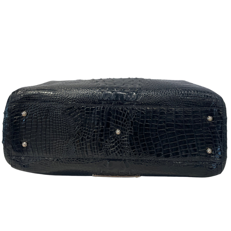 Brahmin/Hand Bag/L/Leather/BLK/Finley