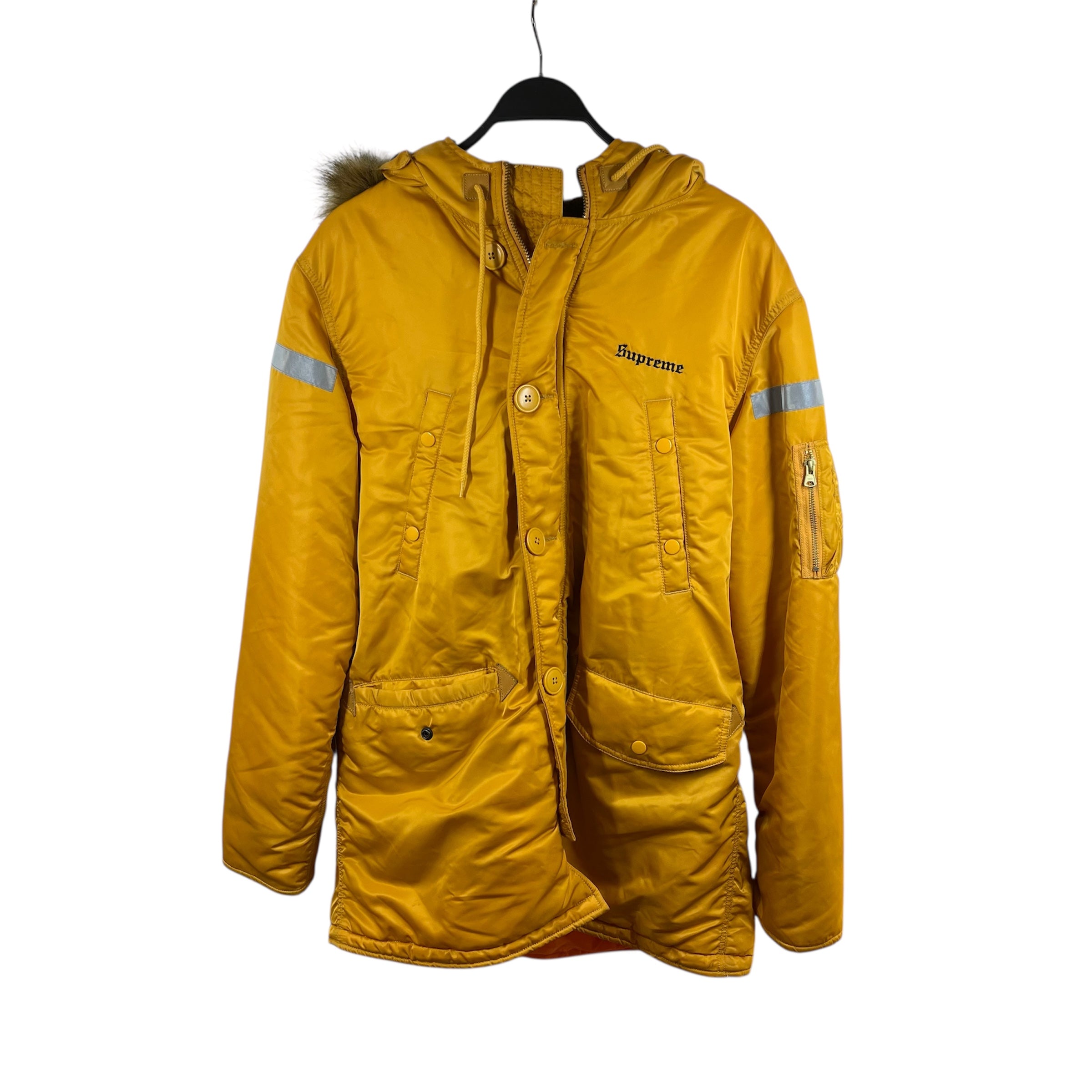 Supreme/Coat/L/Nylon/YEL/ view 1