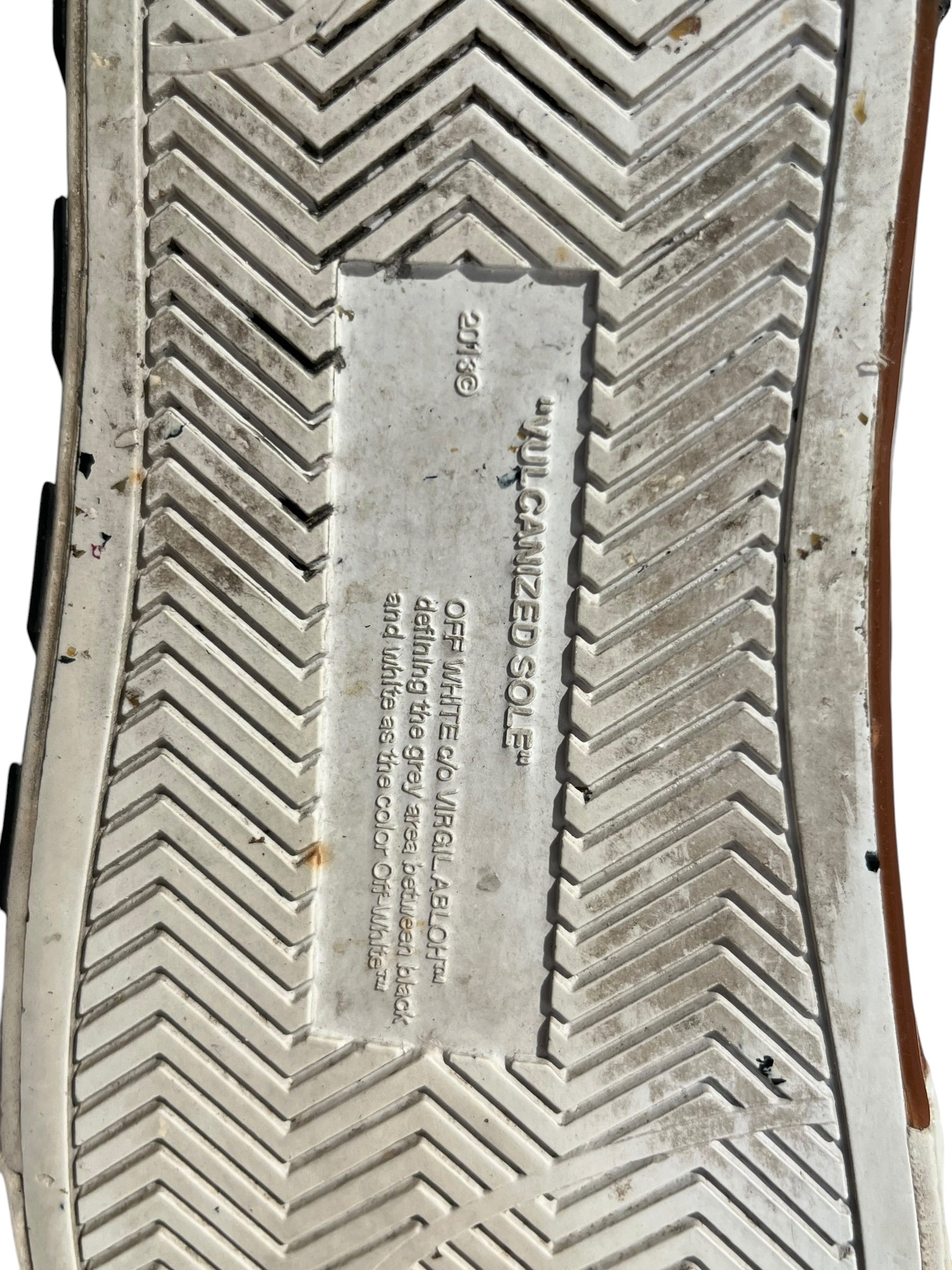 OFF-WHITE/Low-Sneakers/EU 44/Stripe/BLK/VULC LOW ECO CANVAS view 4