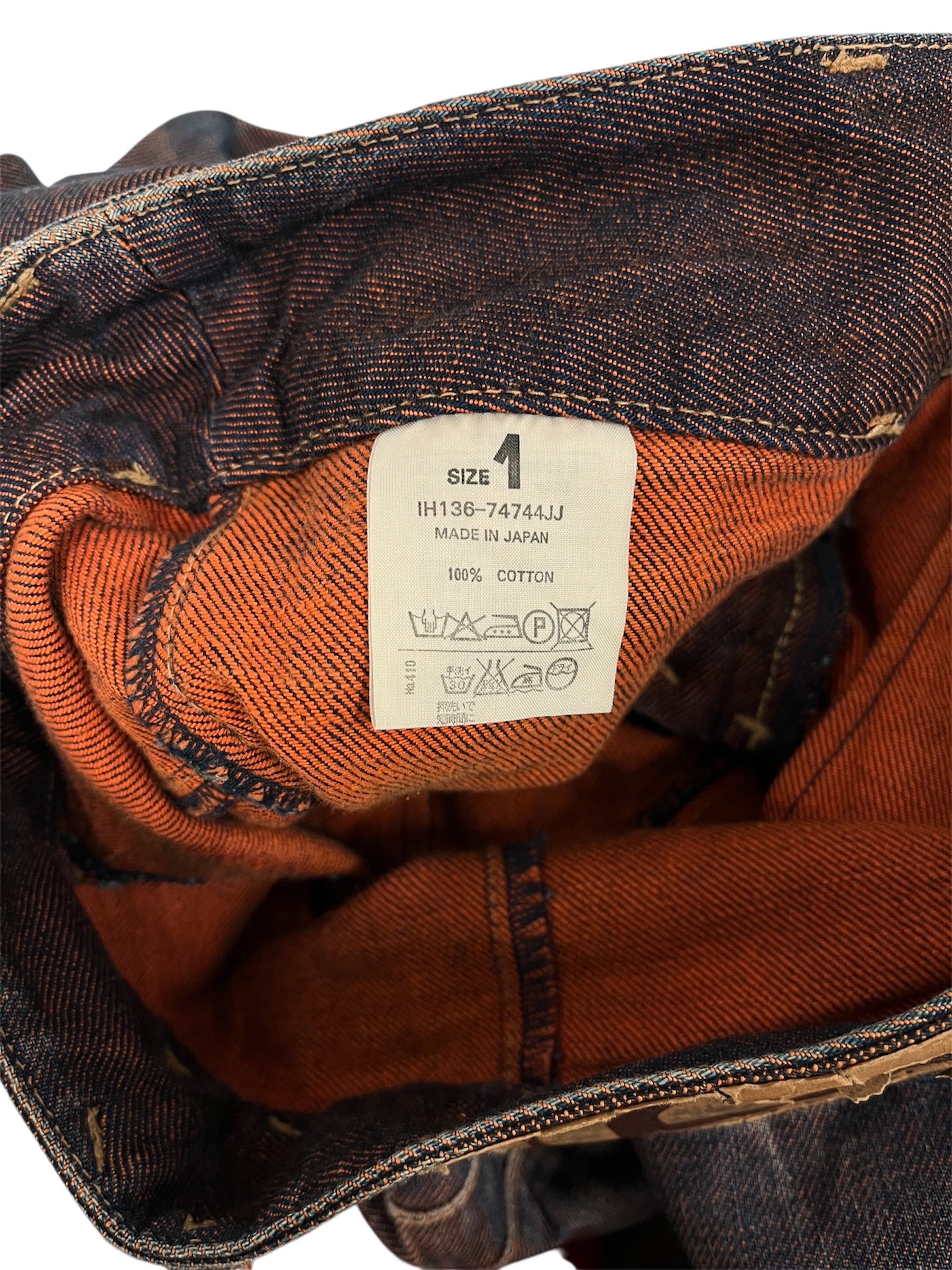 beauty:beast/Bottoms/1/Denim/MLT/rust indigo fade view 4