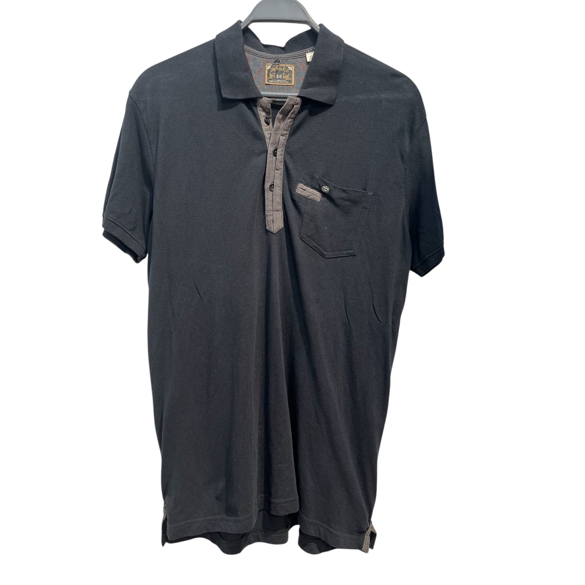 DIESEL/Polo Shirt/XL/Cotton/BLK/DIESEL POLO view 1