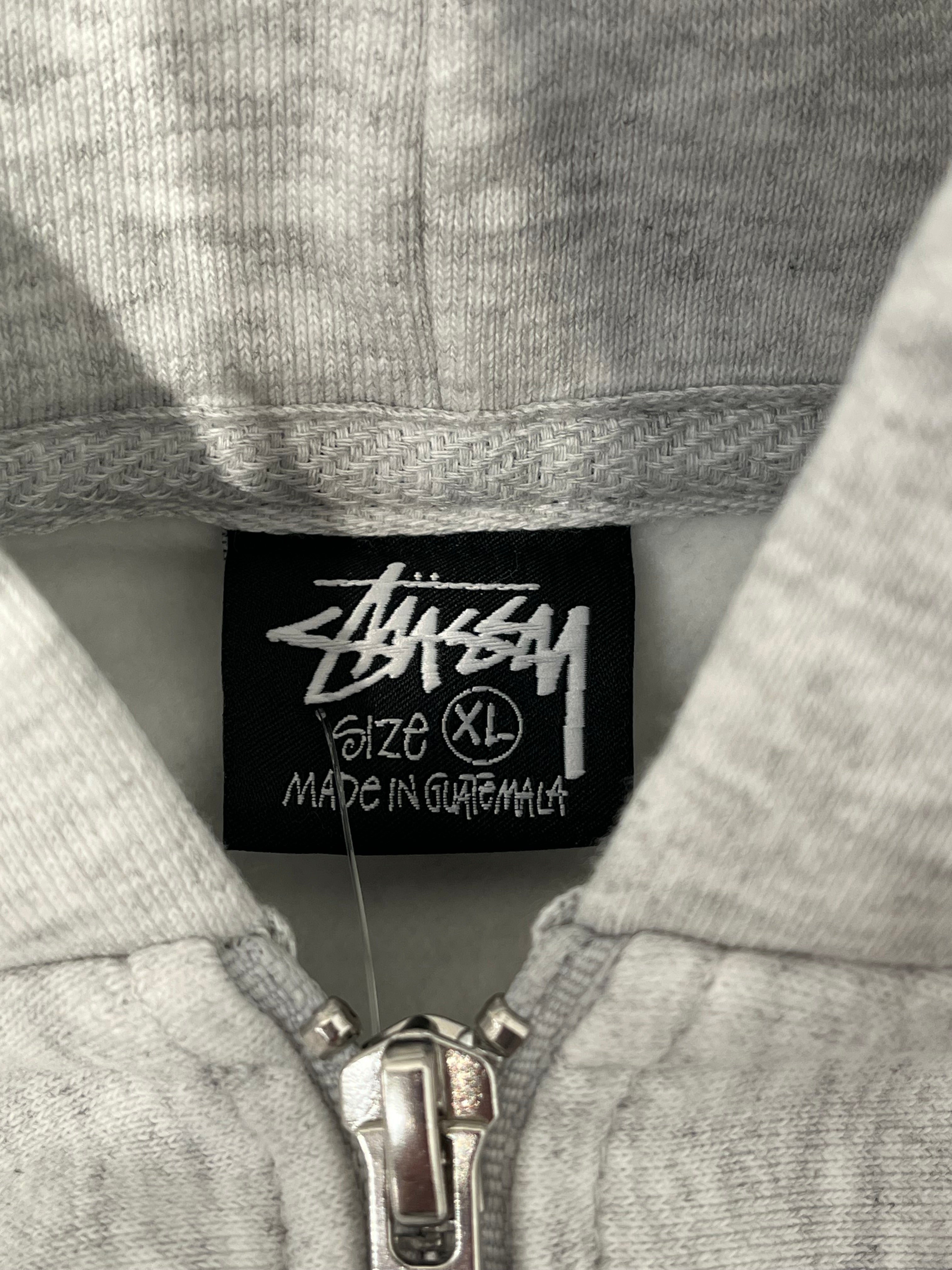 STUSSY/Hoodie/XL/Graphic/Cotton/GRY/ny exclusive zip up bnwt gray view 3