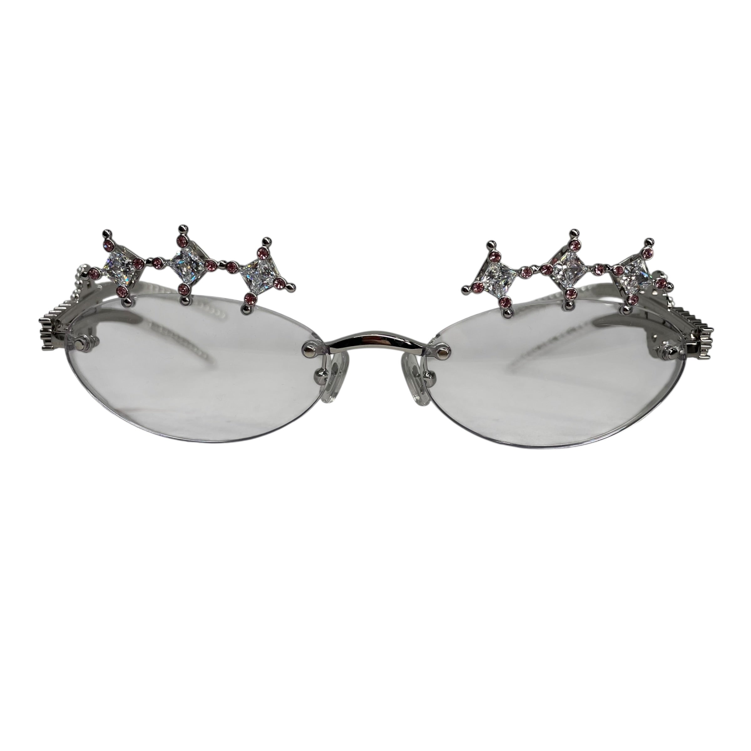 GENTLE MONSTER/Glasses/Metal/SLV/Oval/L's/BRIOLETTE/JEWELS/PEARLS view 1