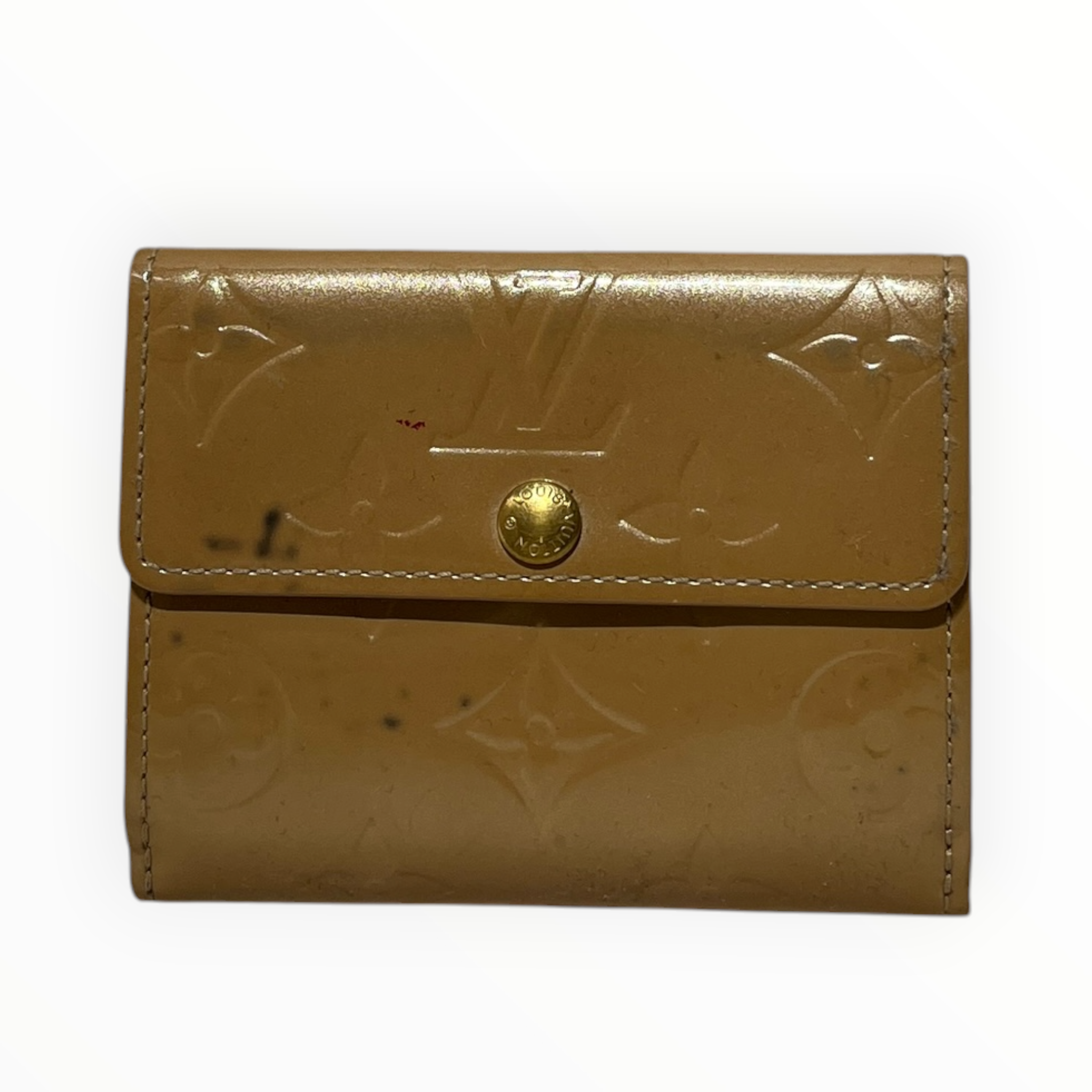 LOUIS VUITTON/Wallet/All Over Print/GLD/L's/EMBOSSED PATENT SCUFF view 1