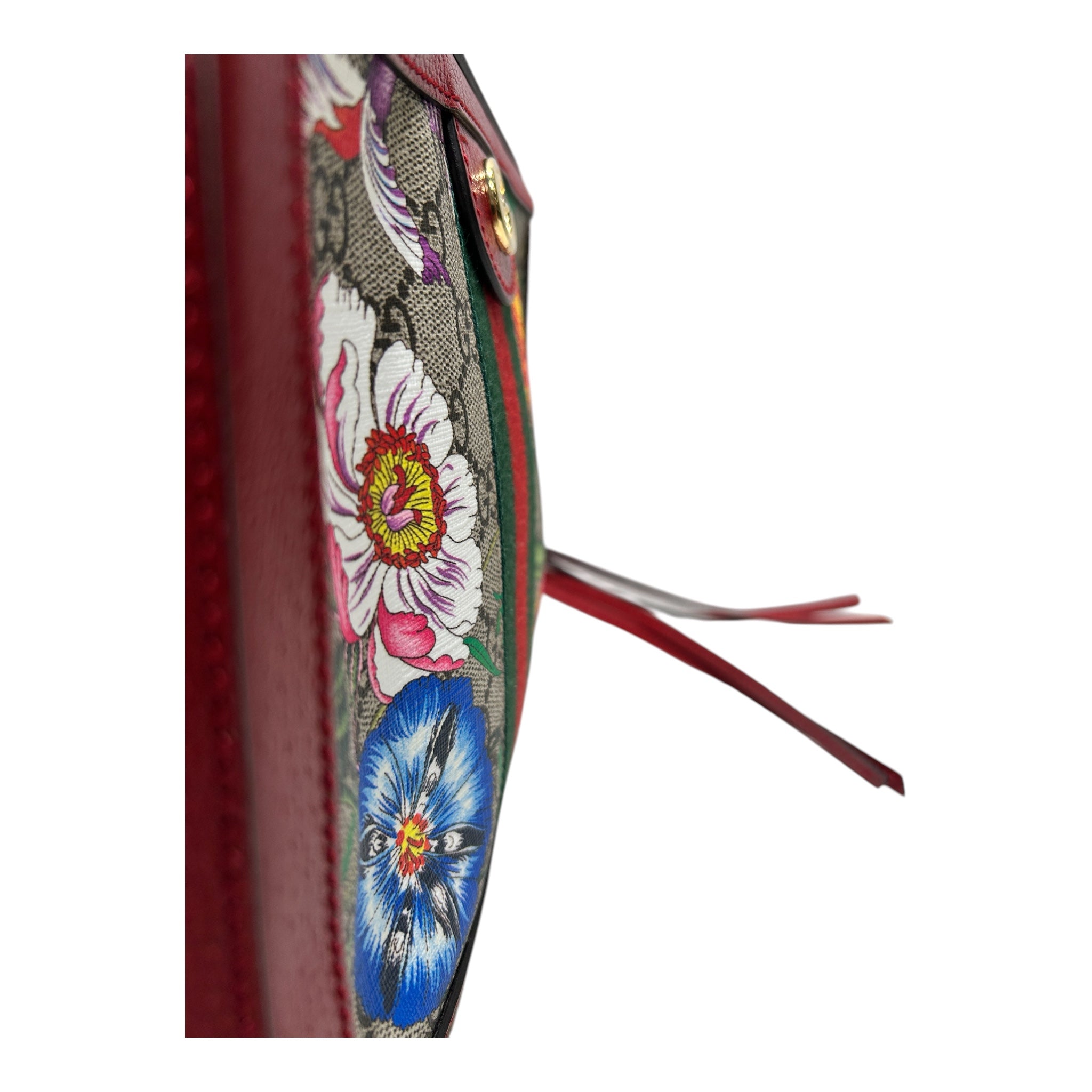 GUCCI/Bag/Monogram/Leather/RED/OPHIDIA GG FLORAL SHOULDER BAG view 6