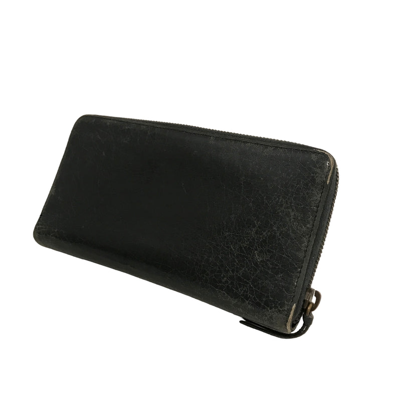 BALENCIAGA/Long Wallet/Leather/GRY/