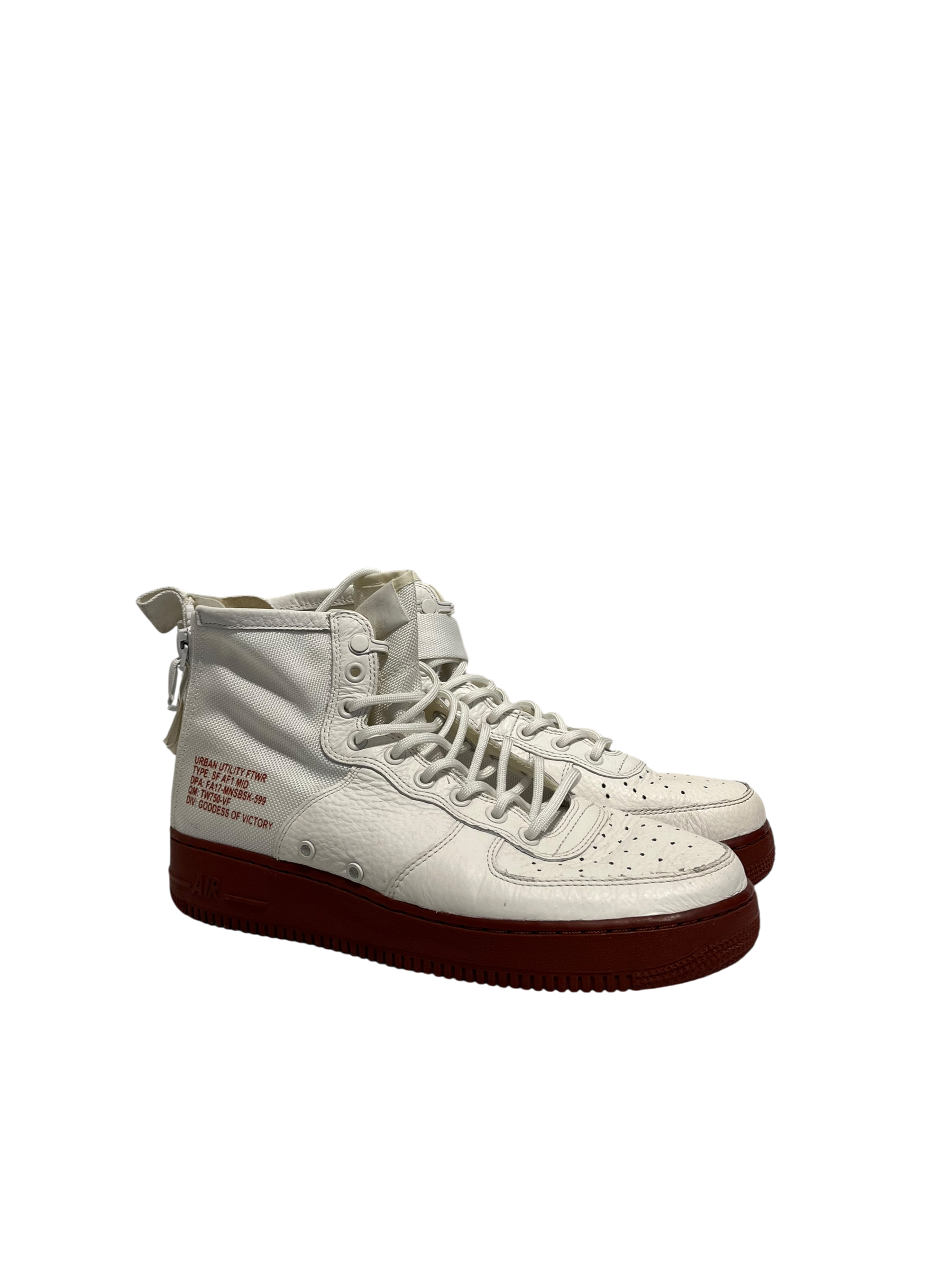 NIKE/SF AF1 MID/Hi-Sneakers/US 10/Polyester/WHT/917753-100 view 1