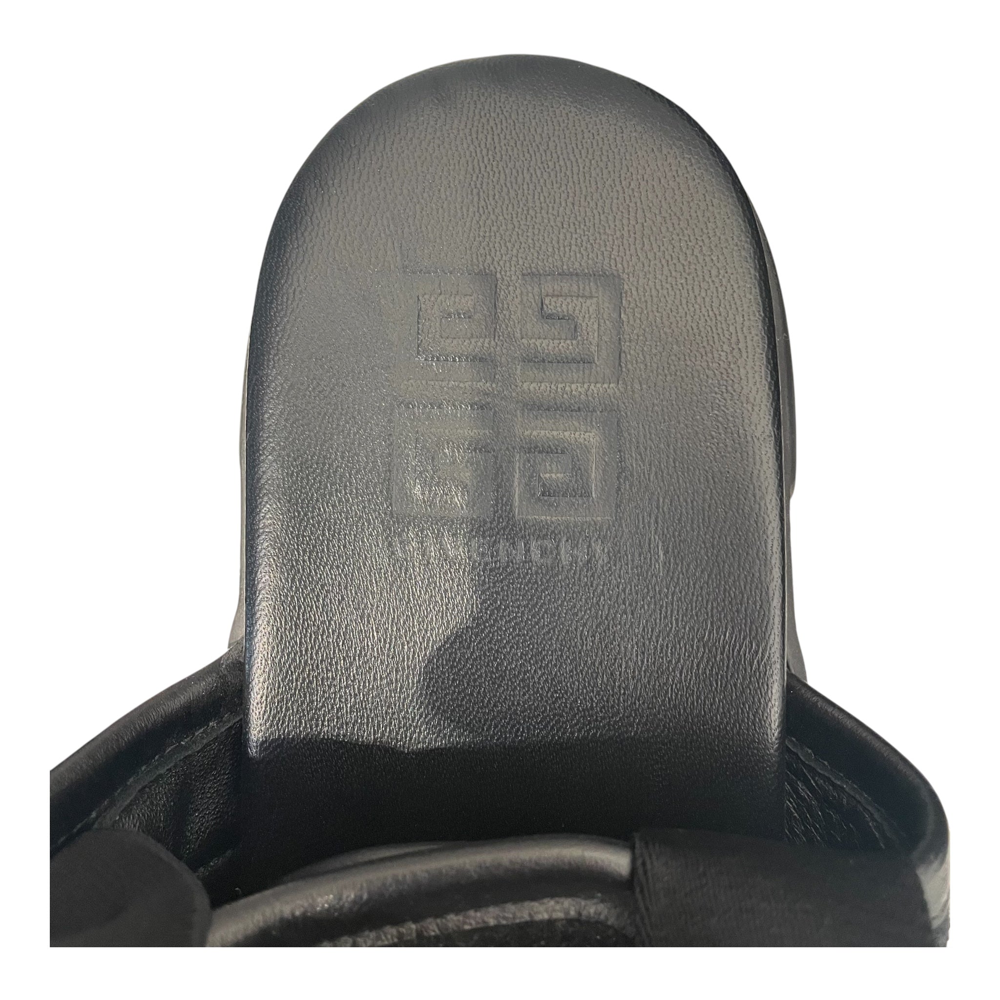 GIVENCHY/Sandals/EU 39/BLK/lgo hardware sandals view 3
