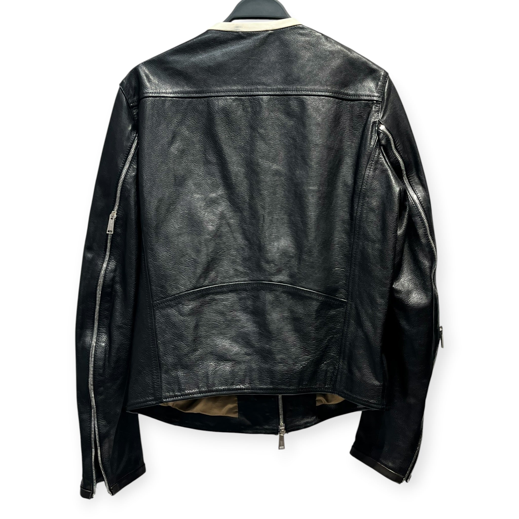 DSQUARED2/Leather Jkt/50/Cowhide/BLK/Moto Multizip SS14 view 2