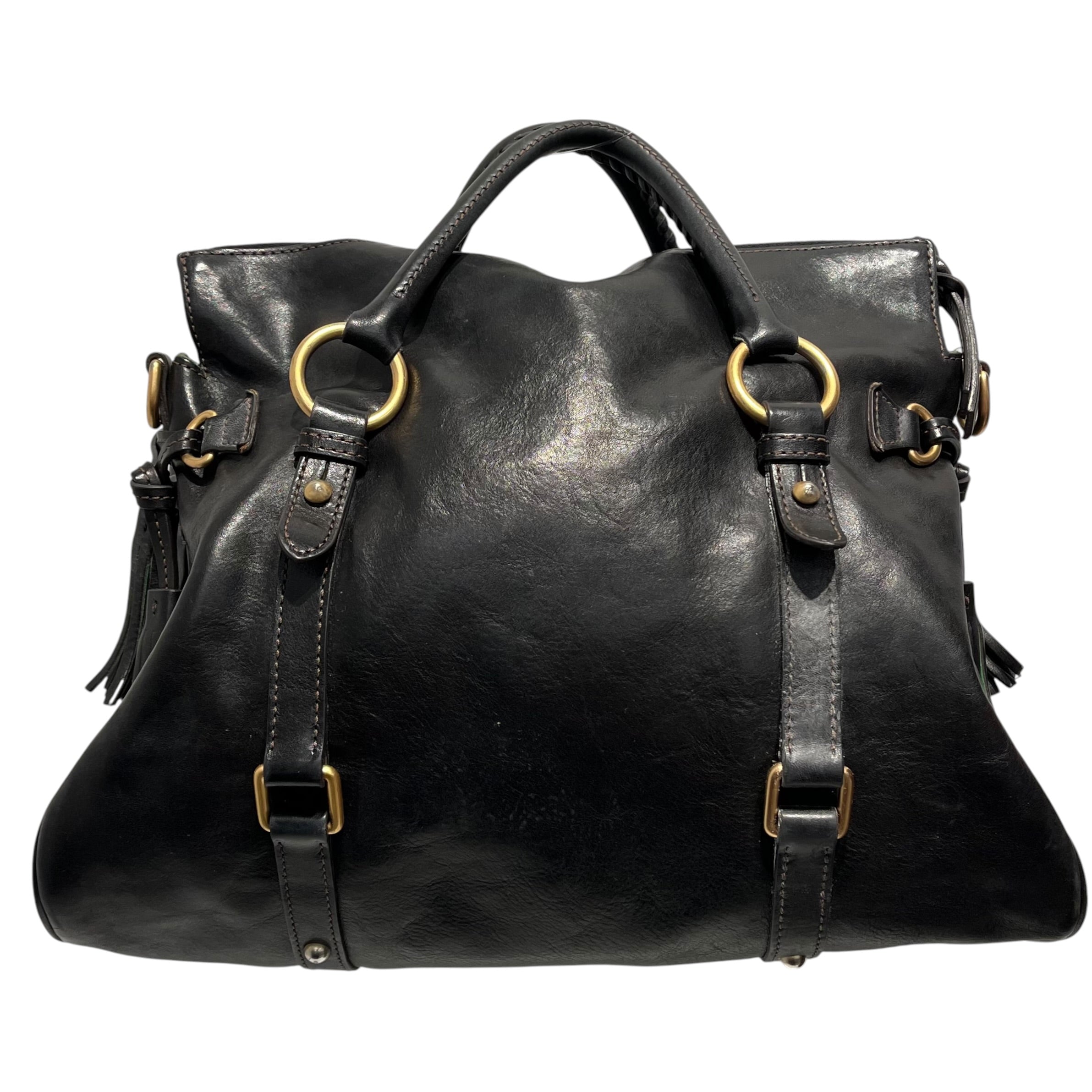Dooney & Bourke/Cross Body Bag/Leather/BLK/Florentine Satchel view 2