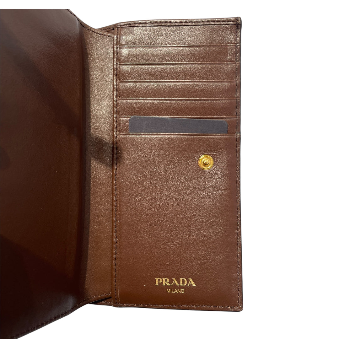 PRADA/Long Wallet/Cotton/BRW/JACQUARD – 2nd STREET USA