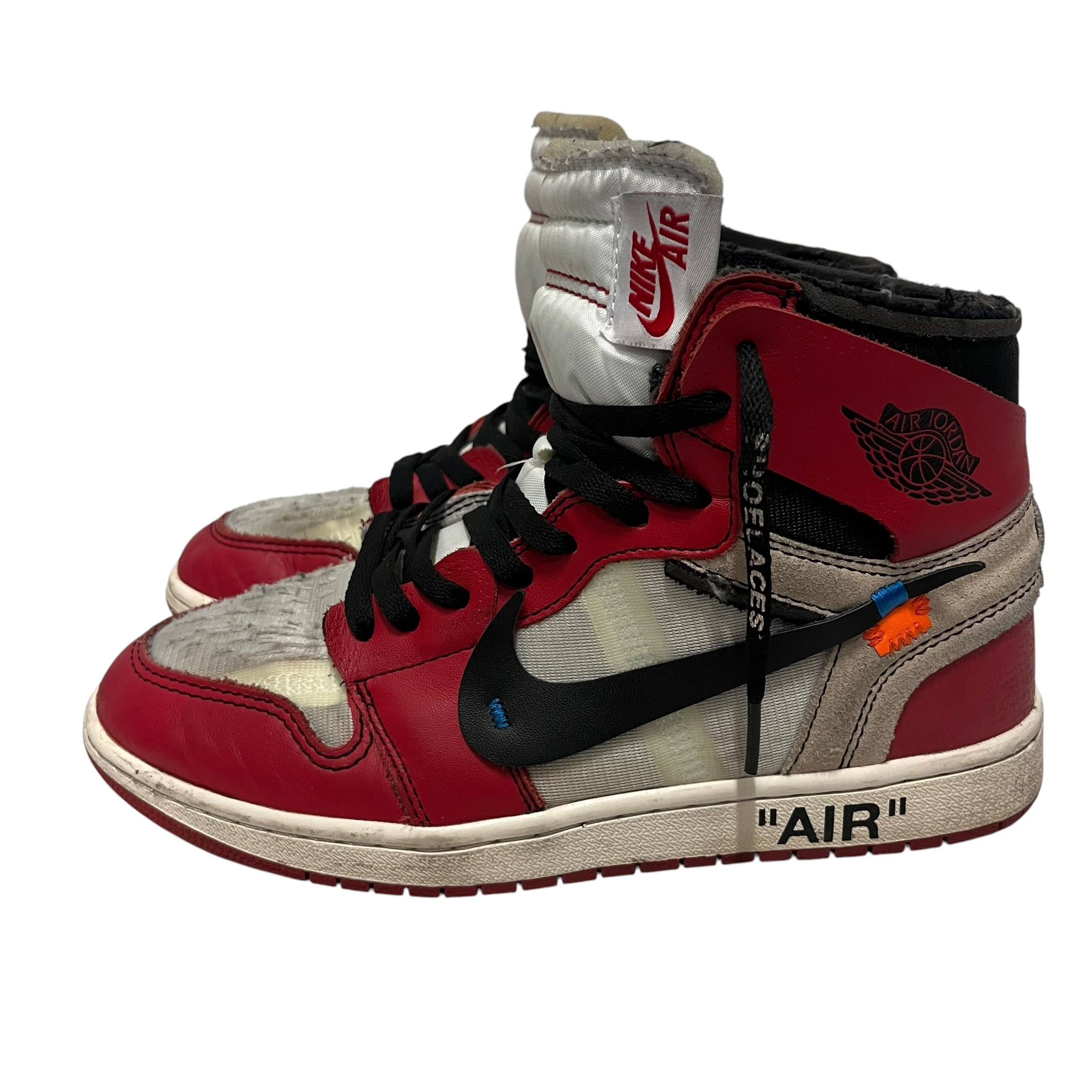NIKE/OFF-WHITE/Hi-Sneakers/US 9.5/RED/airjordan1 view 3
