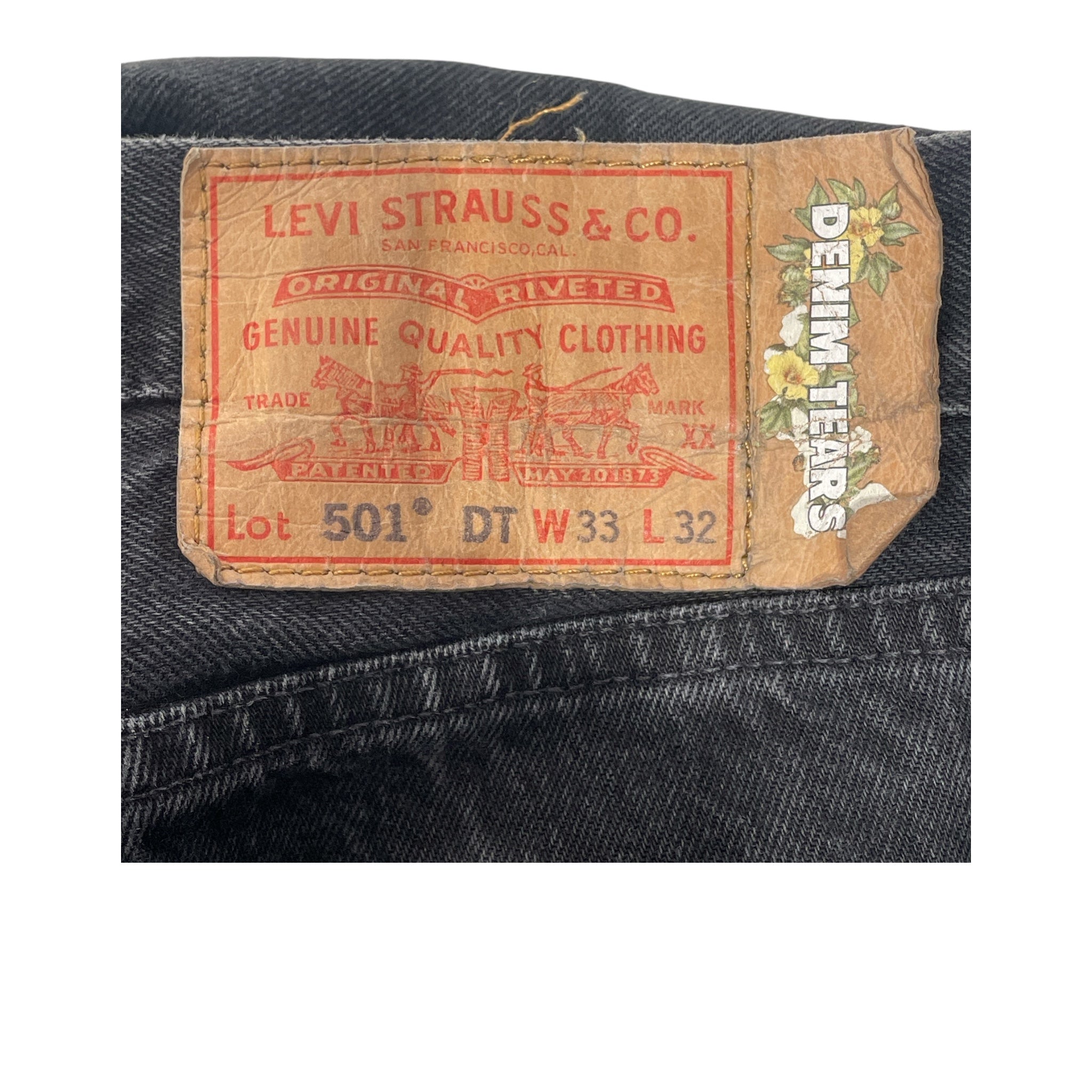 DENIM TEARS/Pants/33/BLK/ view 5