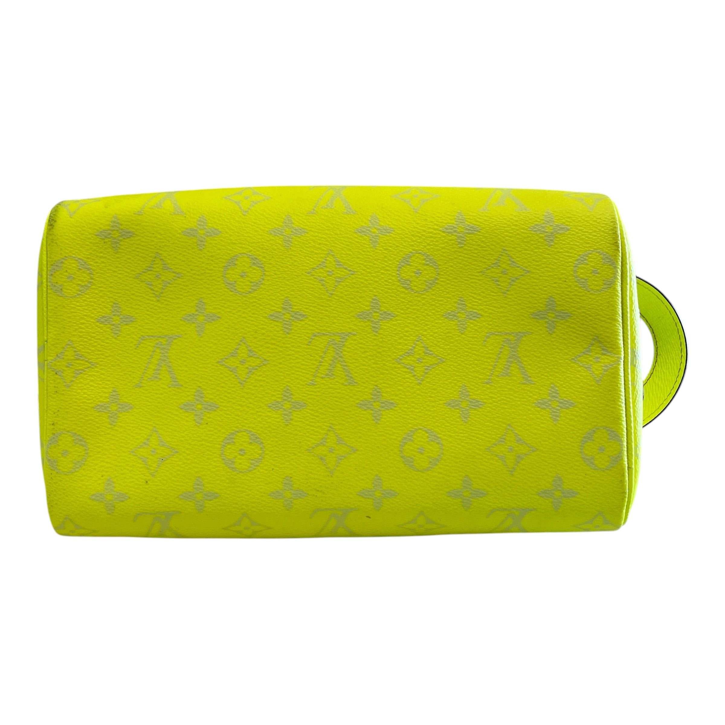 LOUIS VUITTON/Pouch/All Over Print/YEL/3QDQ4GC/NEON YELLOW view 3